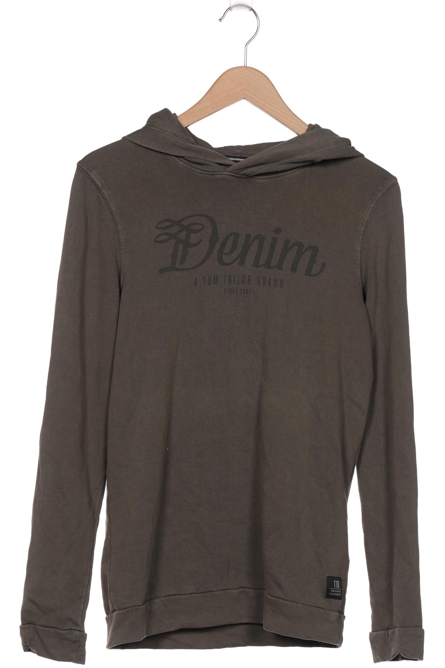 

TOM Tailor Denim Damen Kapuzenpullover, grün, Gr. 36