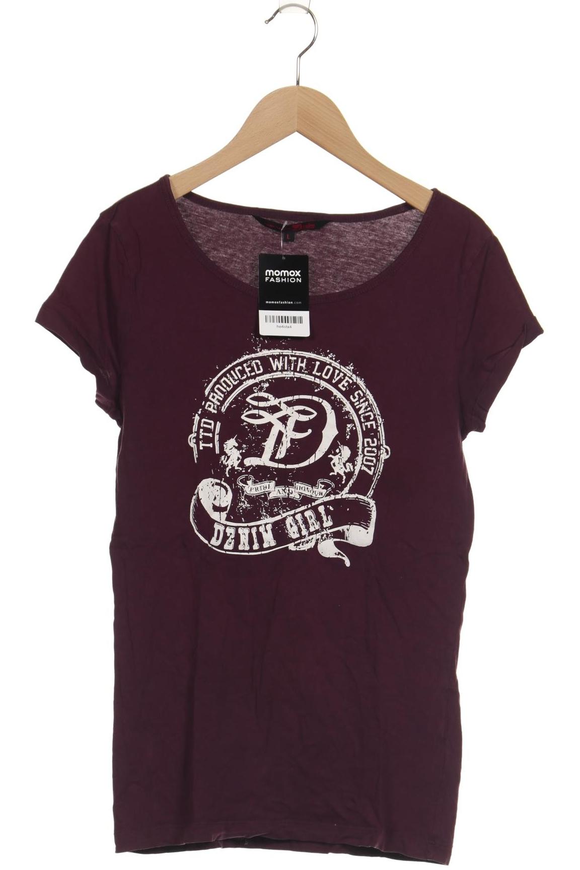 

TOM Tailor Denim Damen T-Shirt, bordeaux, Gr. 42