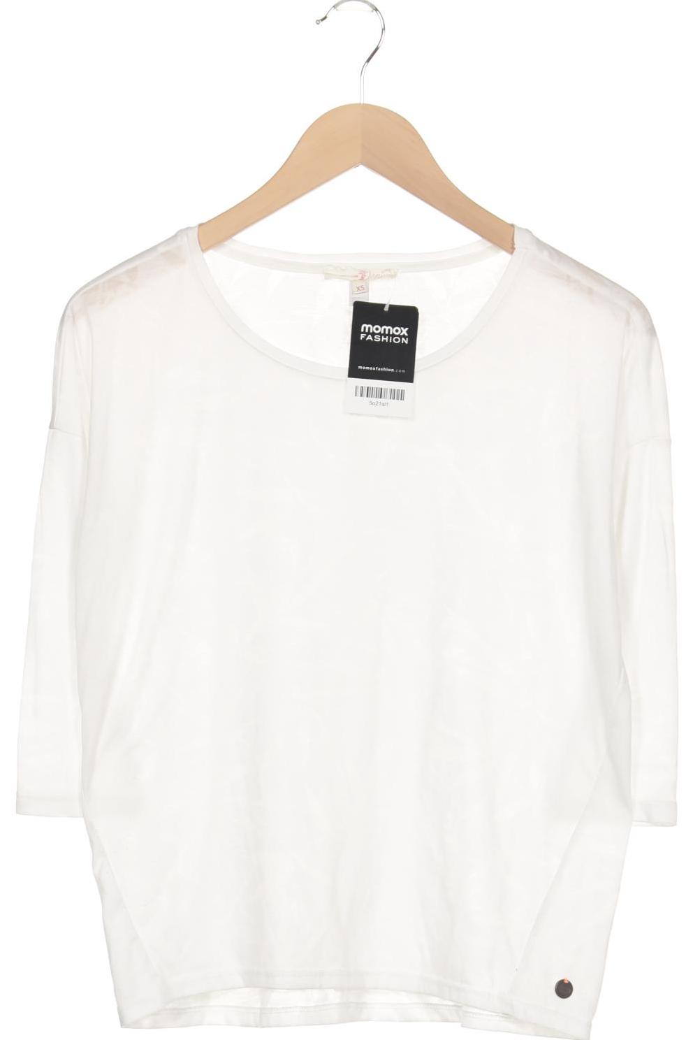 

TOM Tailor Denim Damen Langarmshirt, weiß, Gr. 34