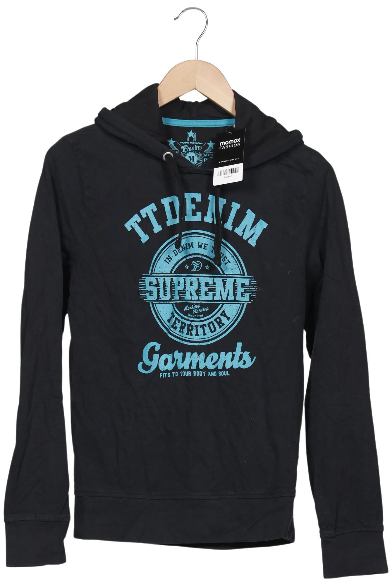 

TOM Tailor Denim Damen Kapuzenpullover, marineblau, Gr. 38
