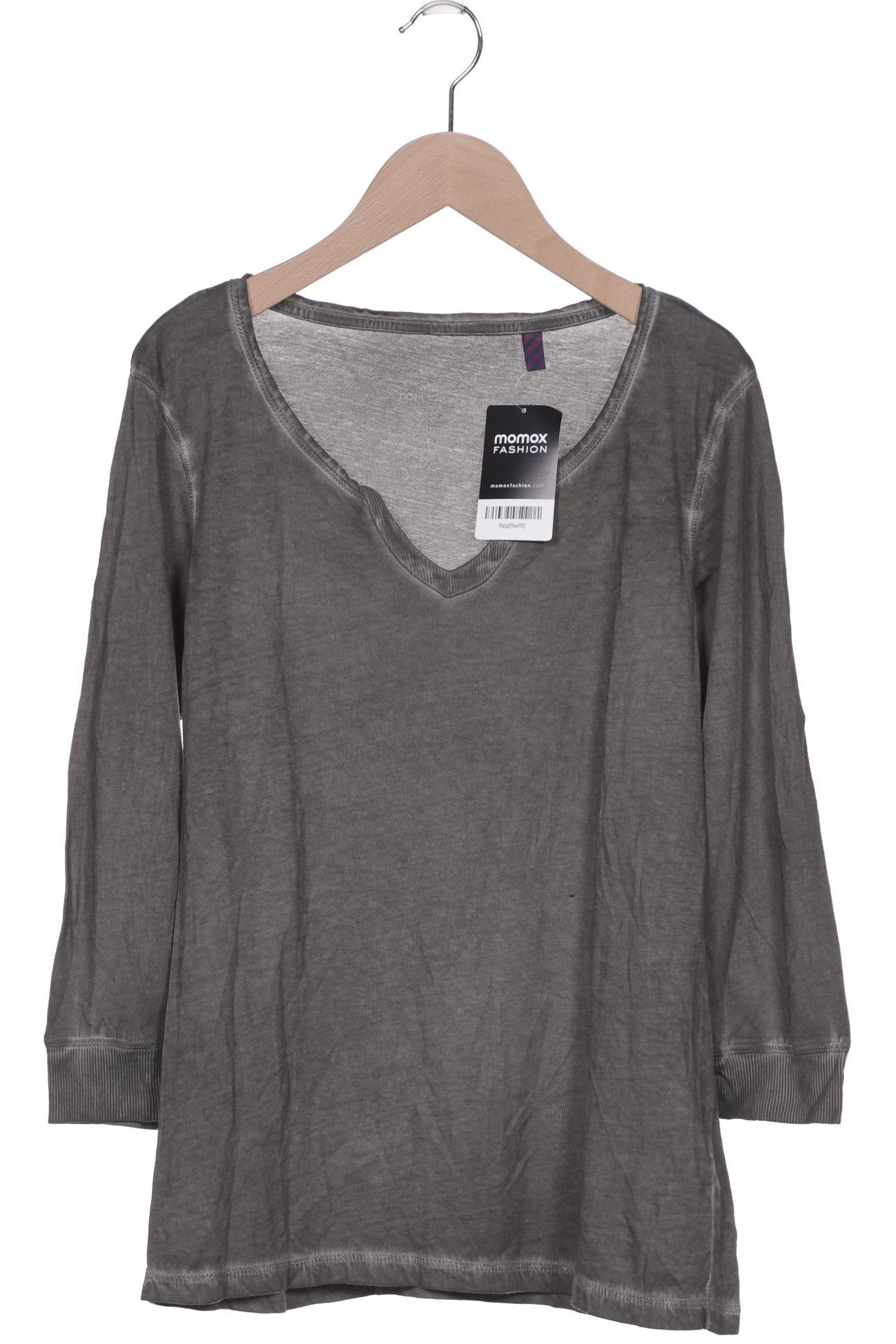 

TOM TAILOR Denim Damen Langarmshirt, grau