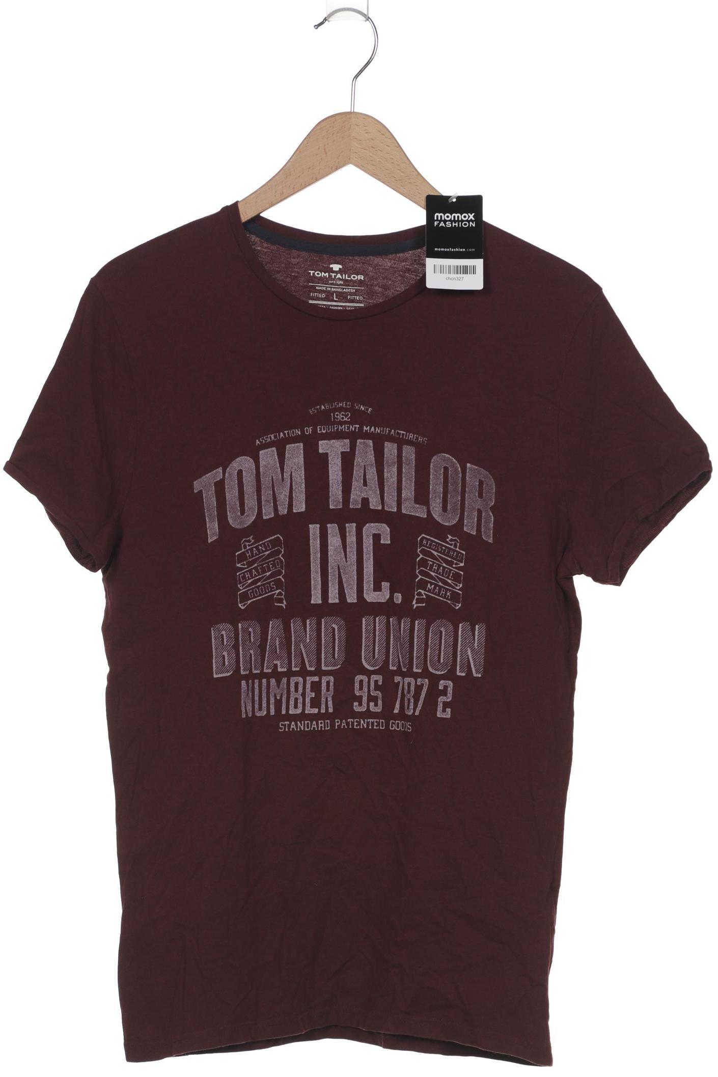 

TOM Tailor Denim Herren T-Shirt, bordeaux, Gr. 52