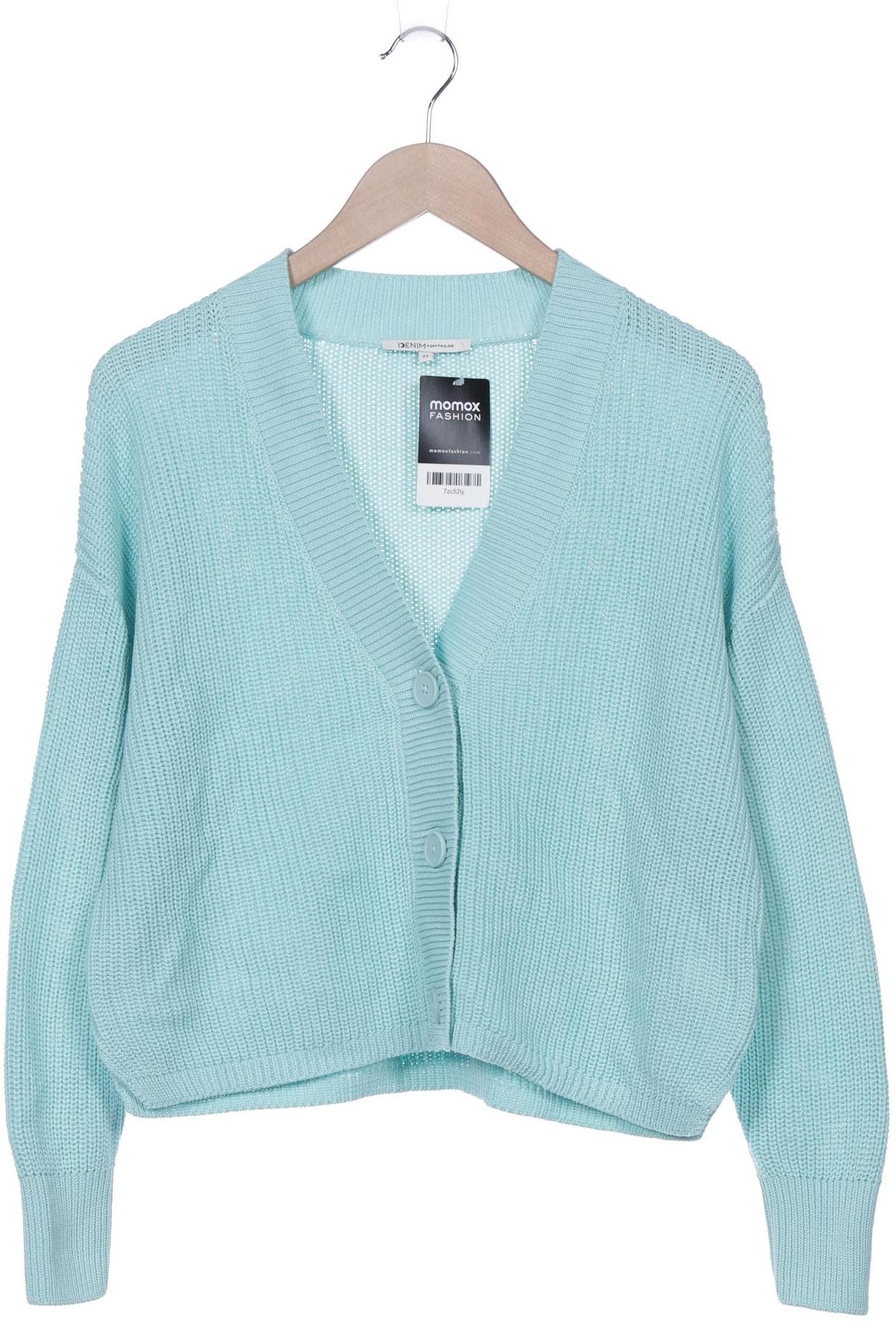 

TOM Tailor Denim Damen Strickjacke, türkis, Gr. 38