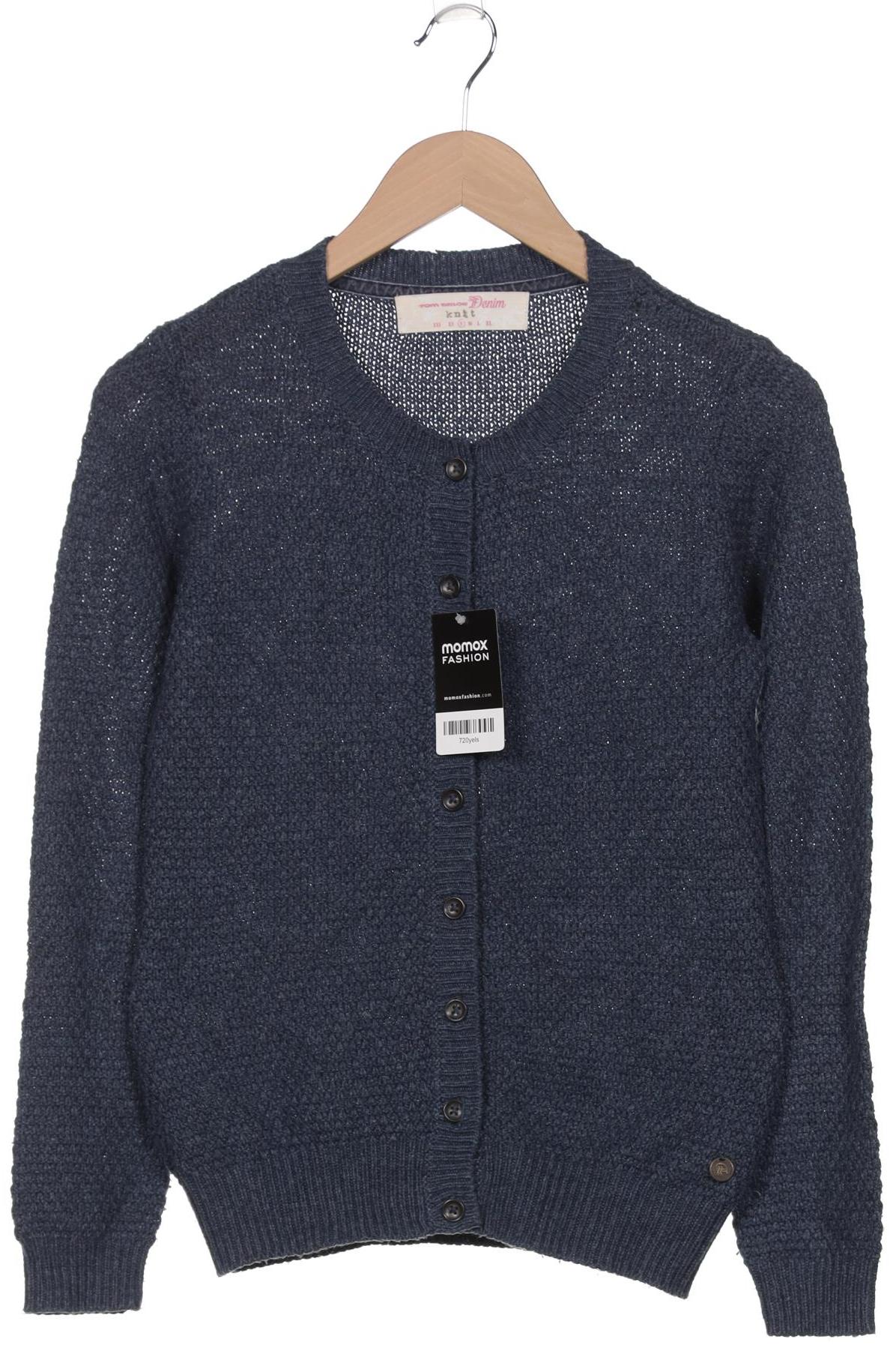 

TOM Tailor Denim Damen Strickjacke, marineblau, Gr. 36