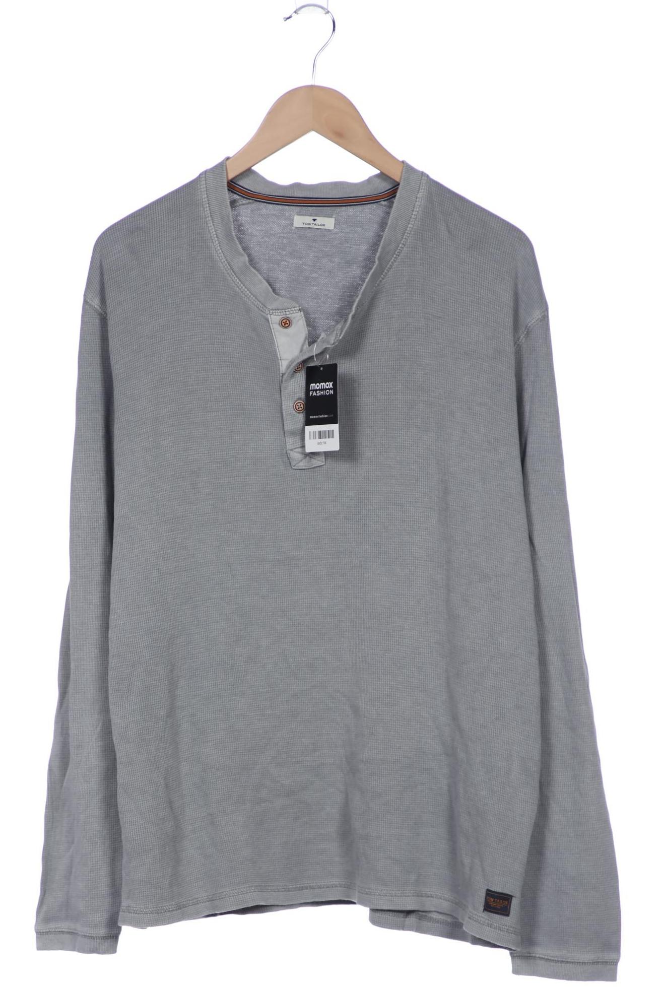 

TOM Tailor Denim Herren Langarmshirt, grau, Gr. 54