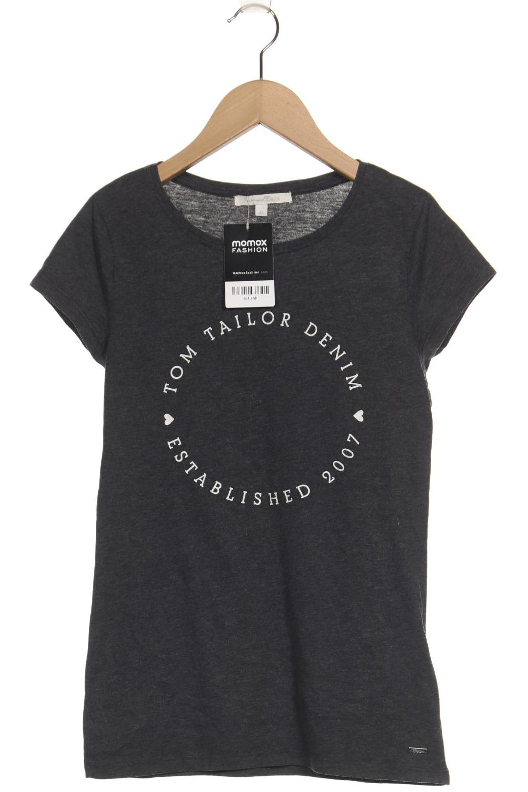 

TOM Tailor Denim Damen T-Shirt, grau, Gr. 34