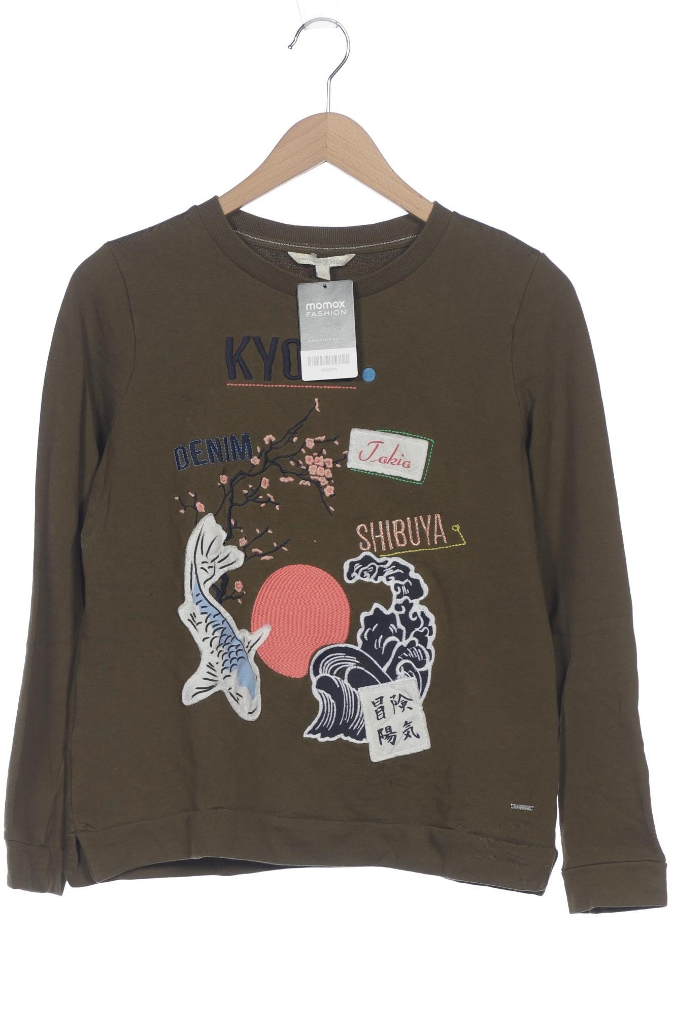 

TOM Tailor Denim Damen Sweatshirt, grün, Gr. 36