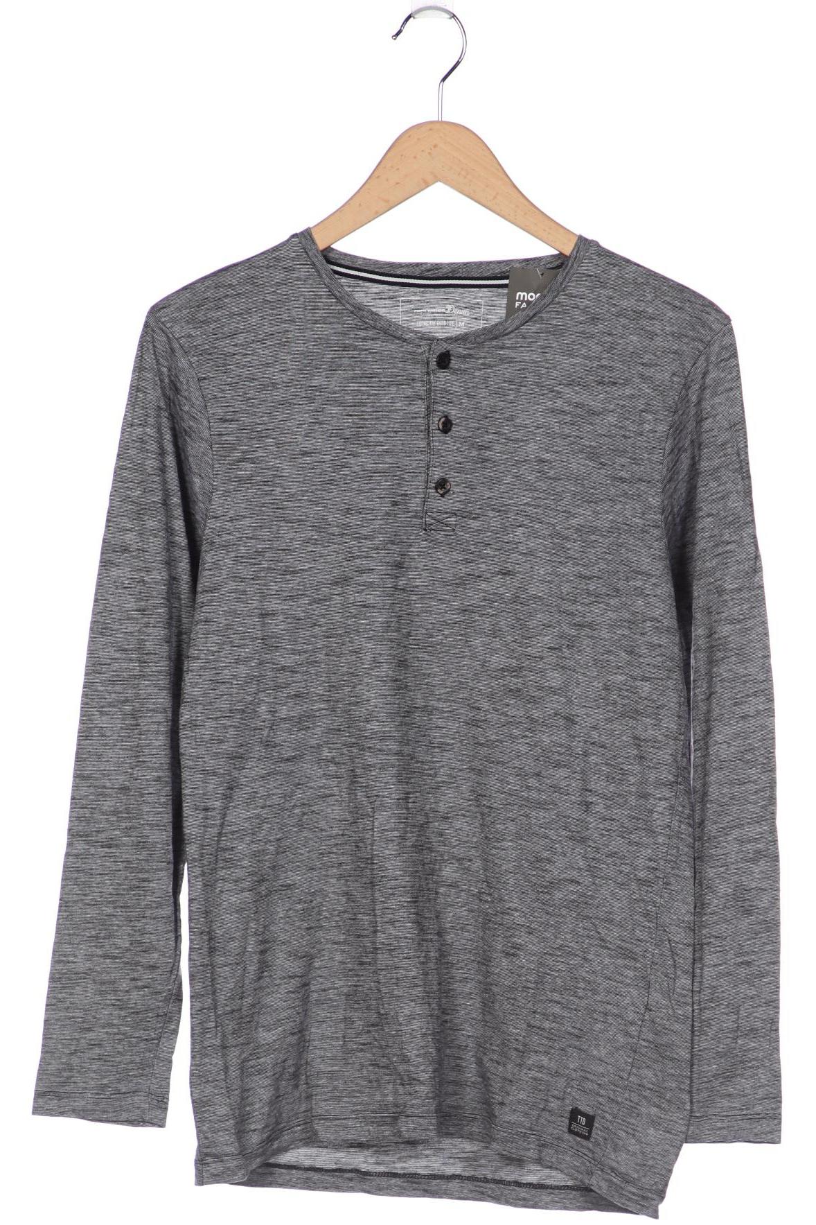 

TOM Tailor Denim Herren Langarmshirt, grau, Gr. 48