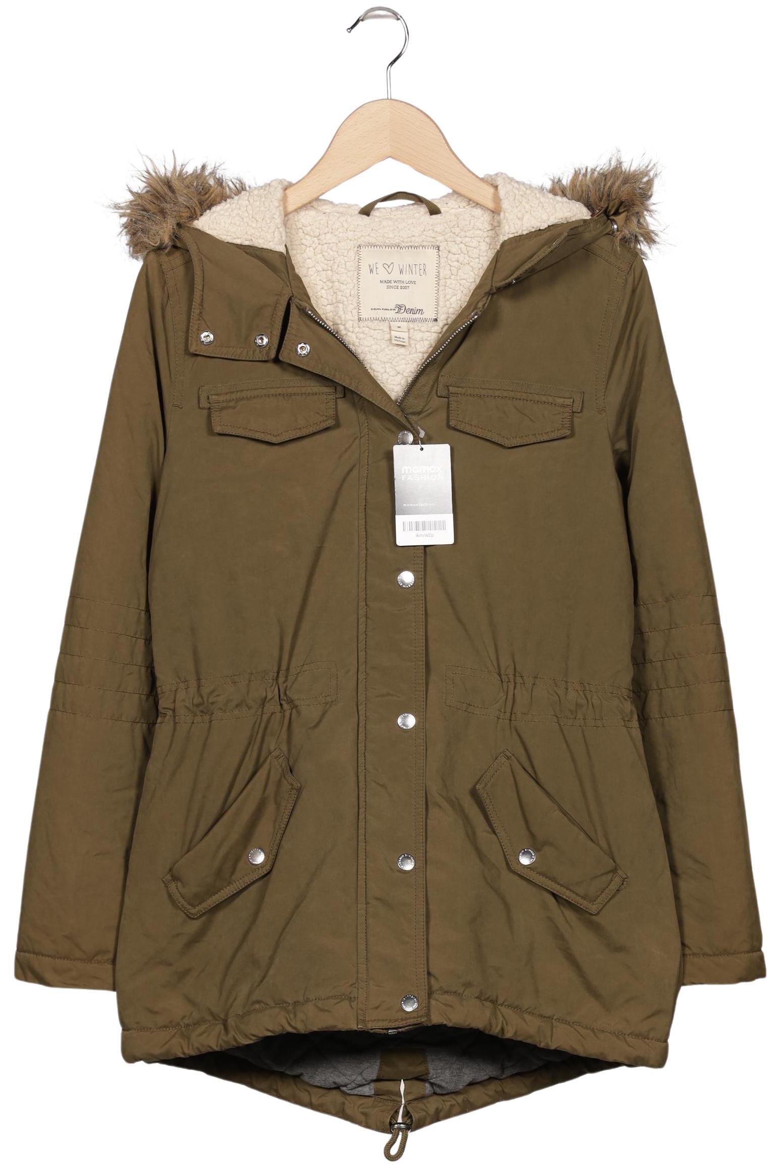 

TOM Tailor Denim Damen Mantel, grün, Gr. 38