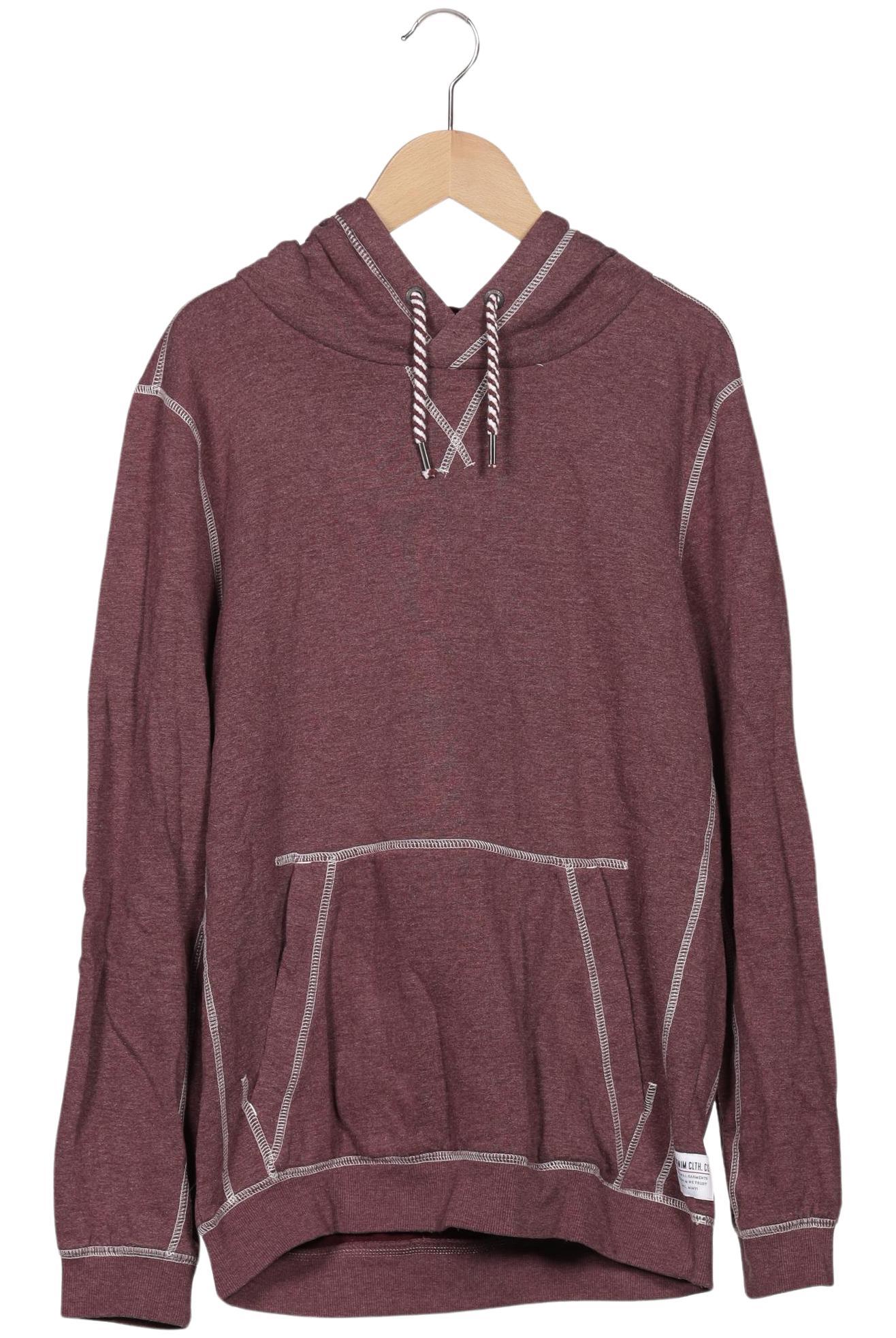 

TOM Tailor Denim Herren Kapuzenpullover, bordeaux, Gr. 48