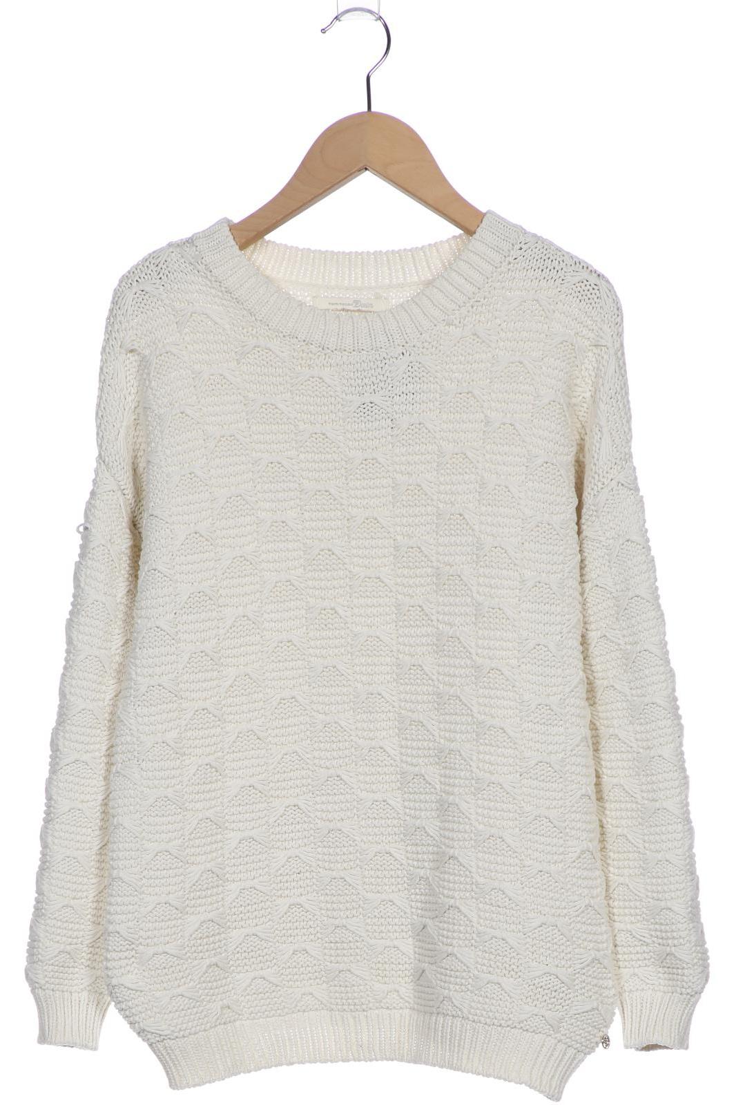

TOM Tailor Denim Damen Pullover, cremeweiß, Gr. 34