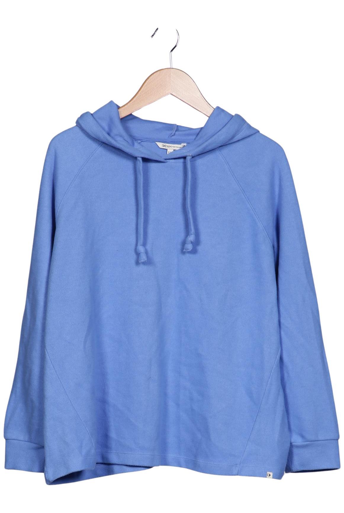 

TOM Tailor Denim Damen Kapuzenpullover, hellblau, Gr. 46