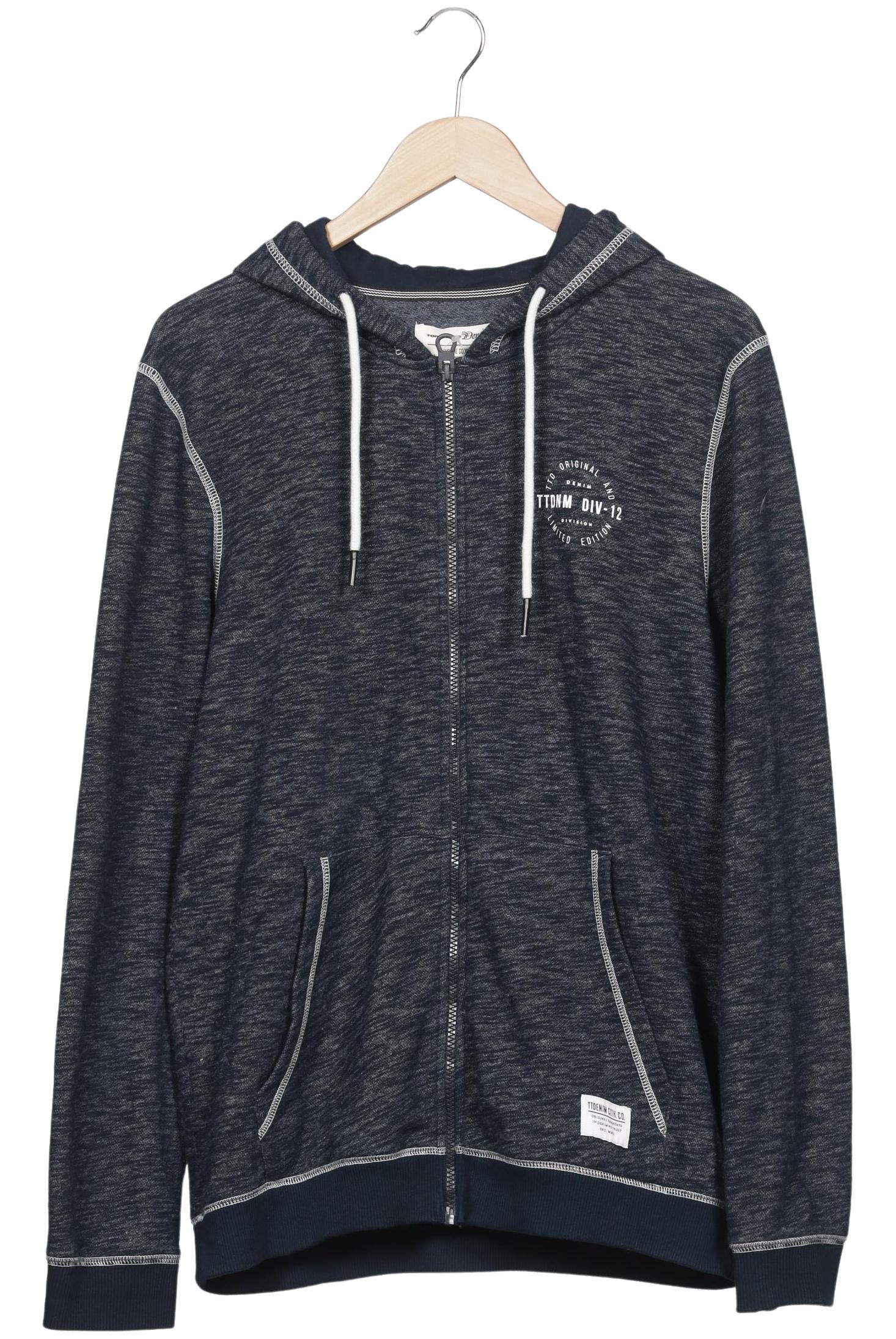 Thumbnail - TOM Tailor Denim Herren Kapuzenpullover, marineblau, Gr. 52