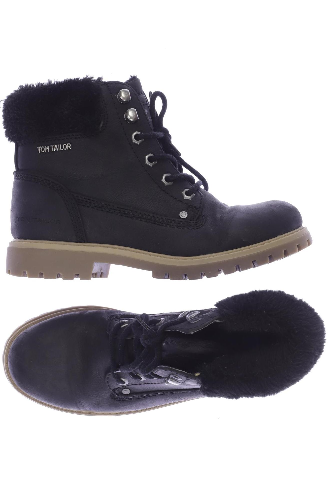 

TOM TAILOR Denim Damen Stiefelette, schwarz