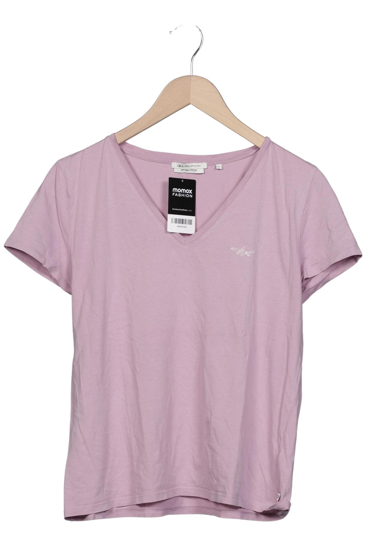 

TOM Tailor Denim Damen T-Shirt, flieder, Gr. 44