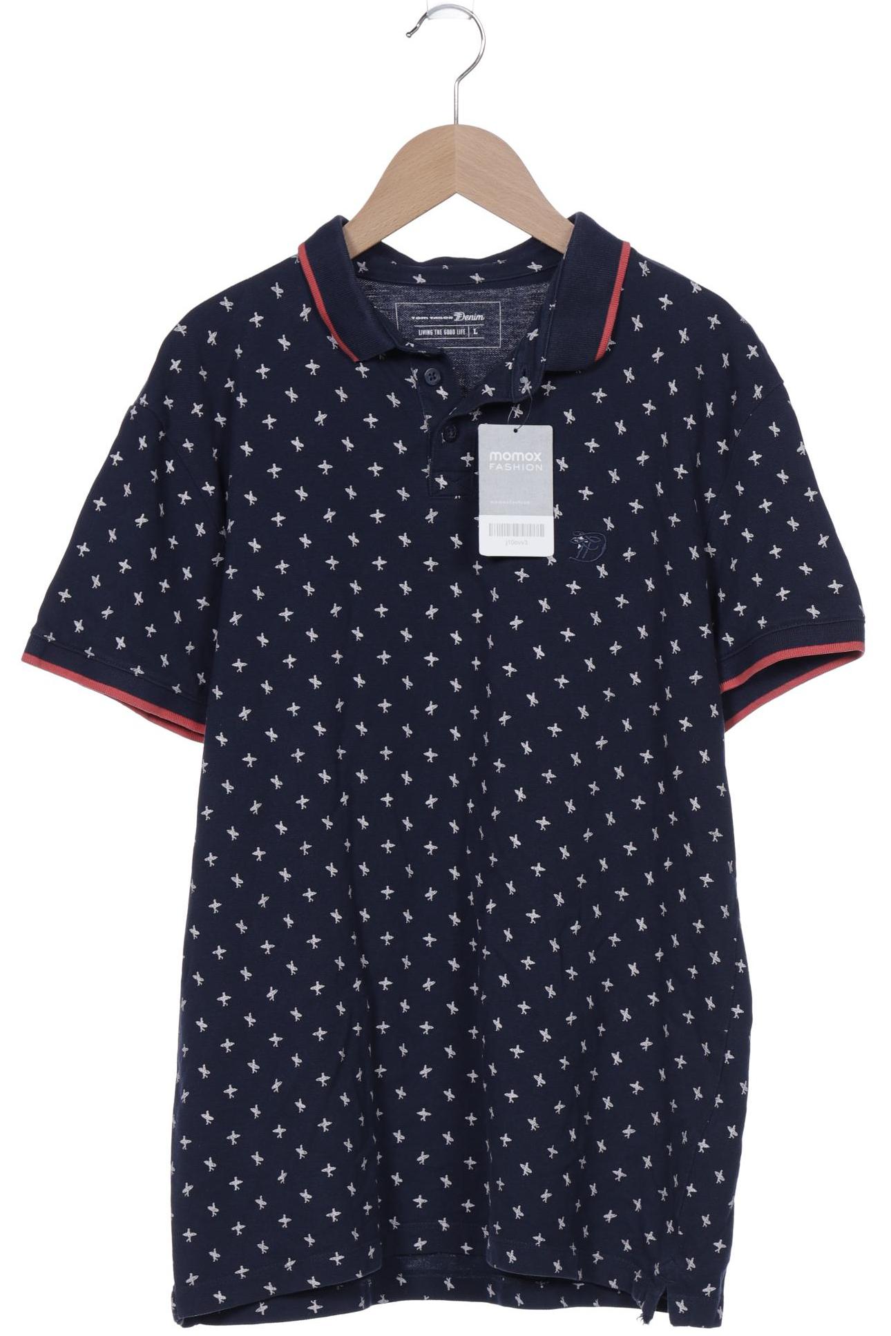 

TOM TAILOR Denim Herren Poloshirt, marineblau
