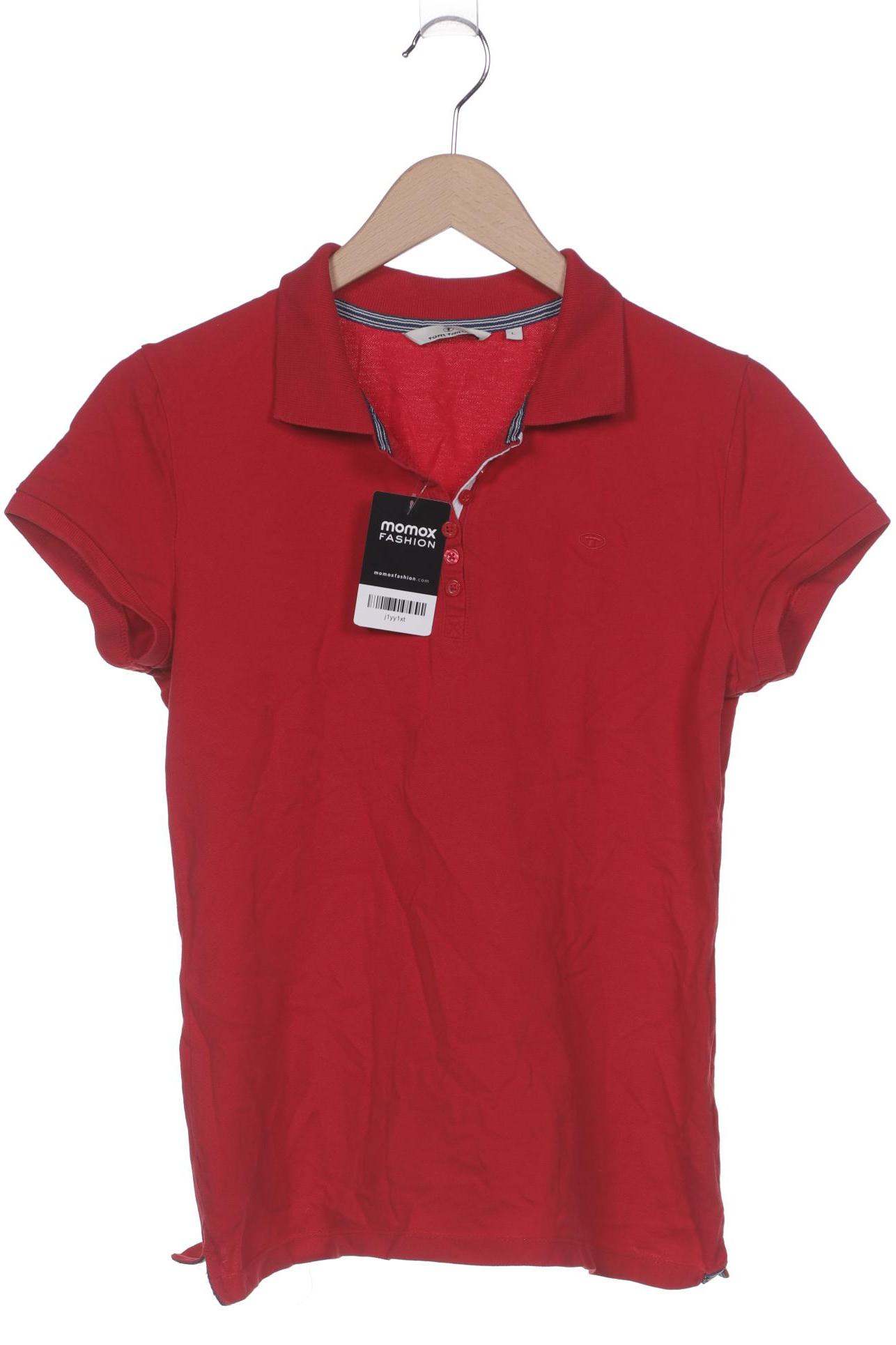 

TOM Tailor Denim Damen Poloshirt, rot, Gr. 42