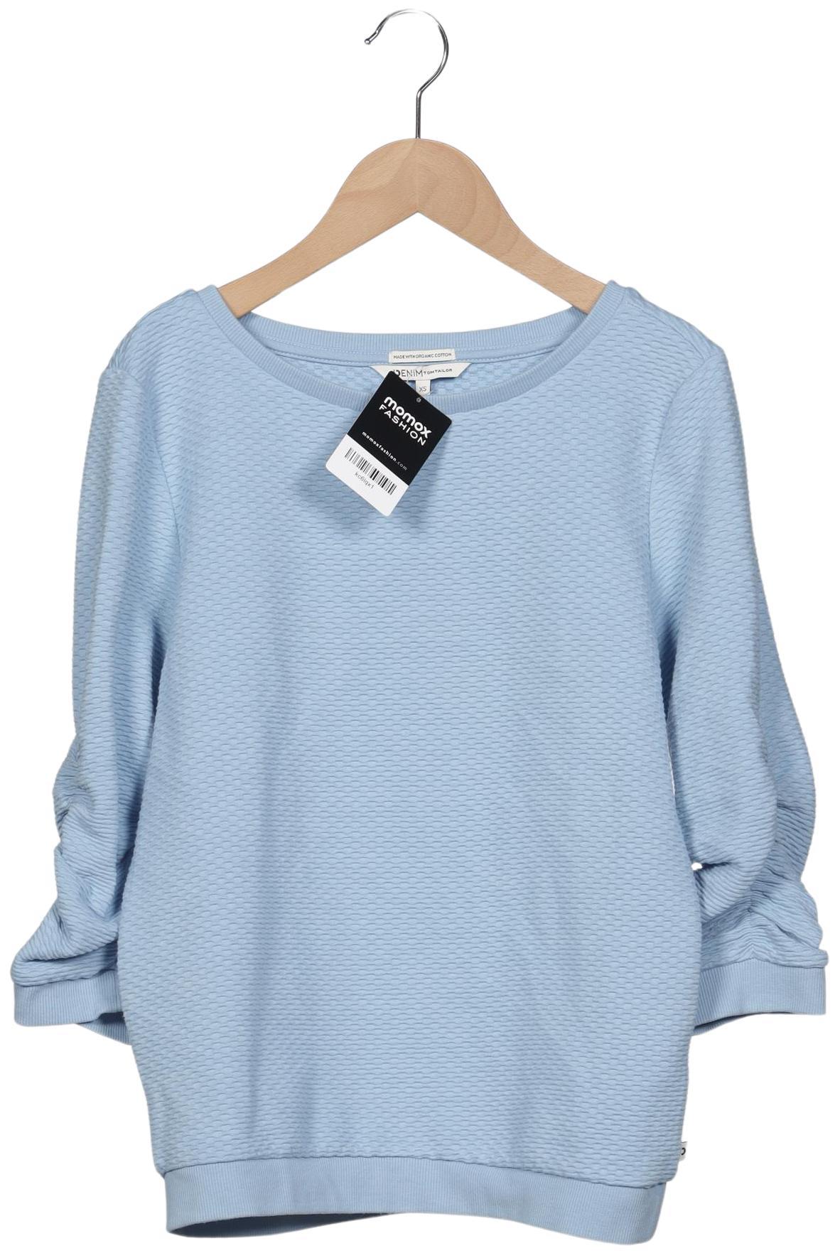 

TOM Tailor Denim Damen Sweatshirt, blau, Gr. 34