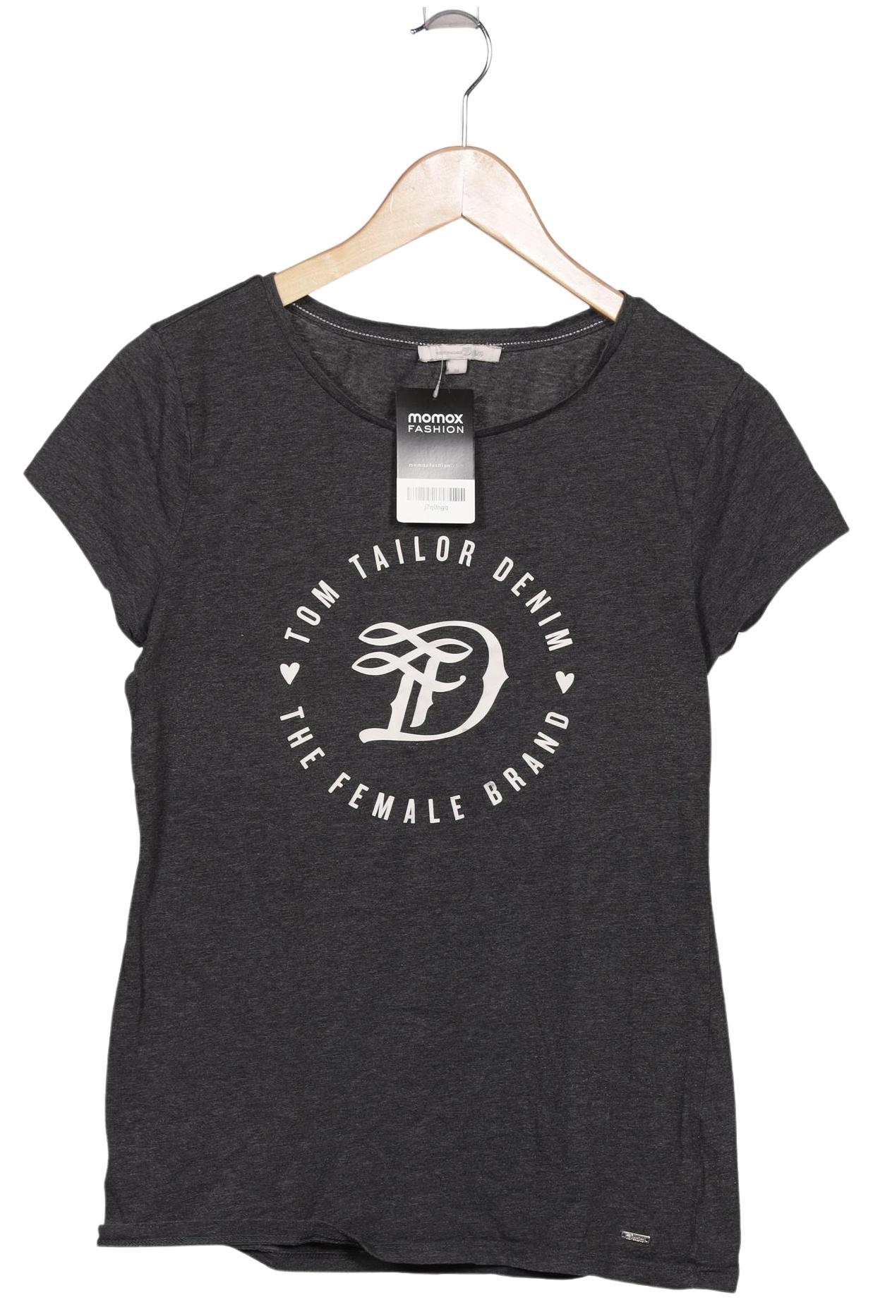 

TOM Tailor Denim Damen T-Shirt, grau, Gr. 38
