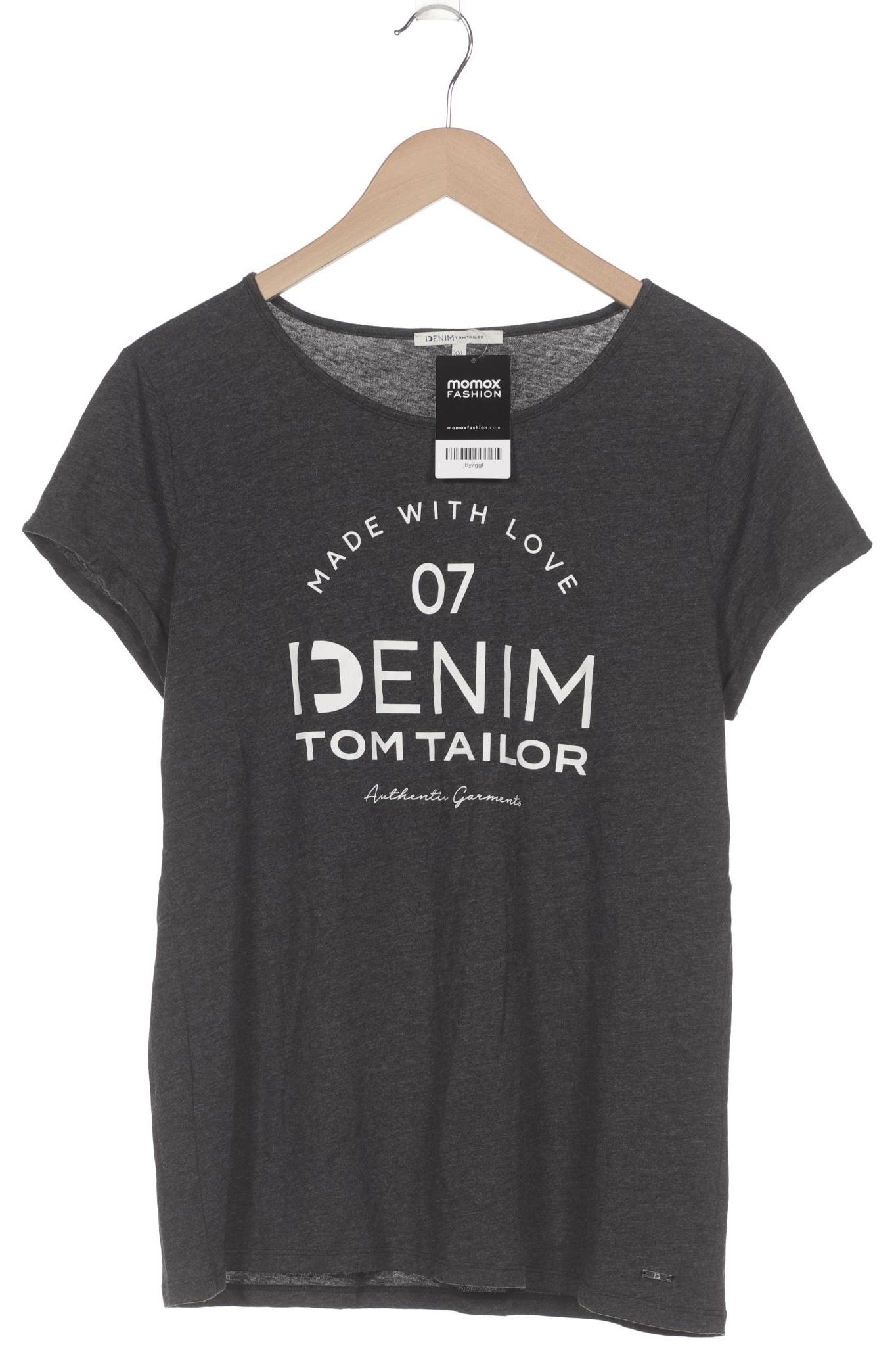 

TOM Tailor Denim Damen T-Shirt, grau, Gr. 46