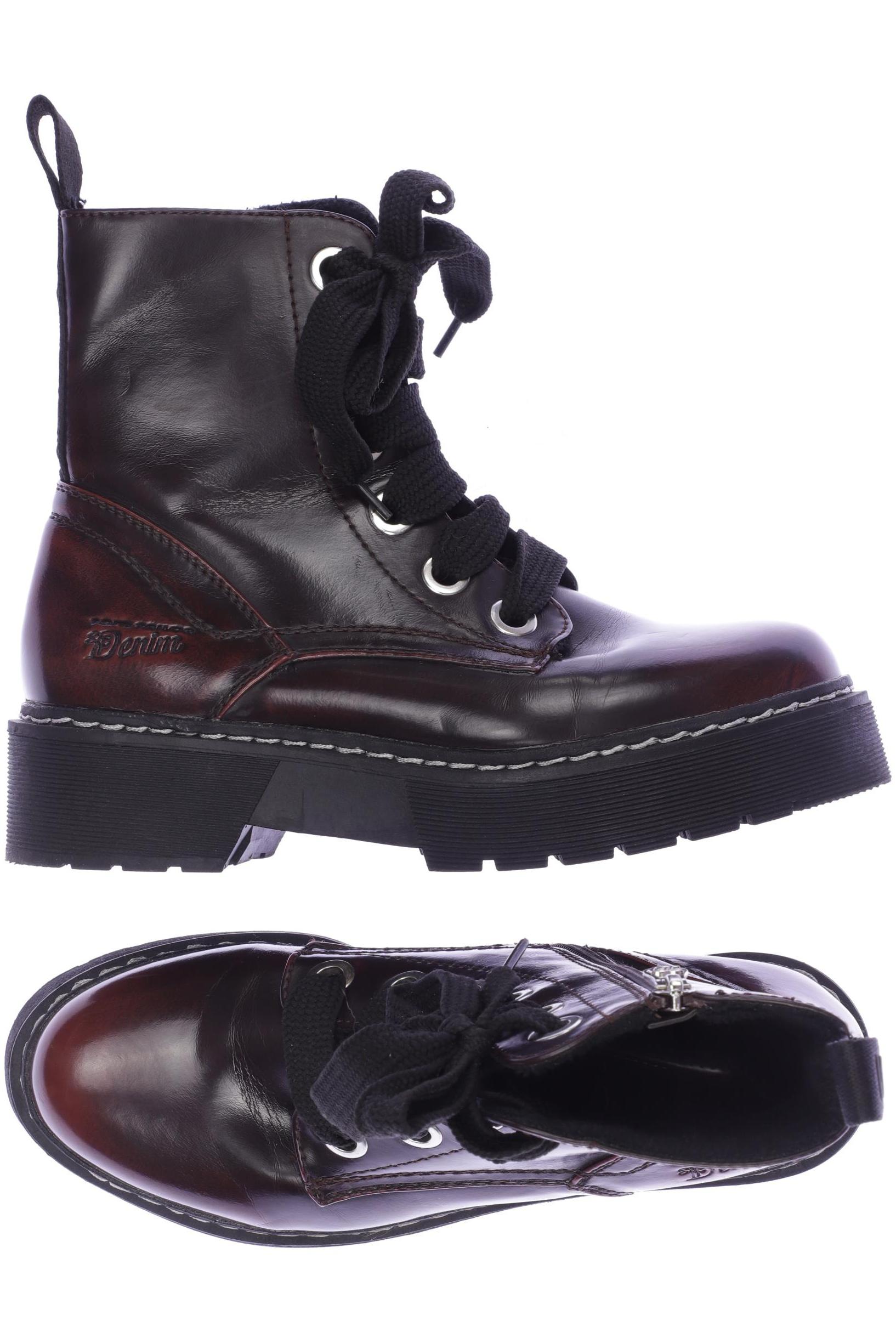 

TOM Tailor Denim Damen Stiefelette, bordeaux, Gr. 37