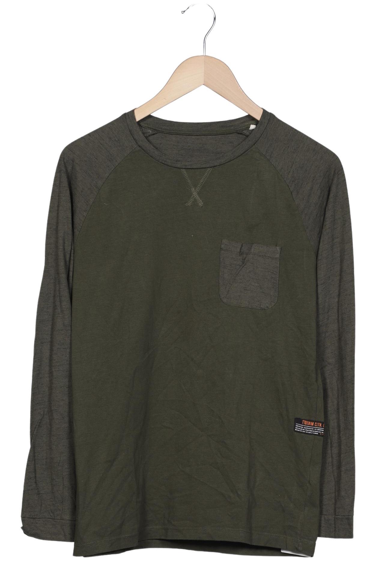 

TOM Tailor Denim Herren Langarmshirt, grün, Gr. 48