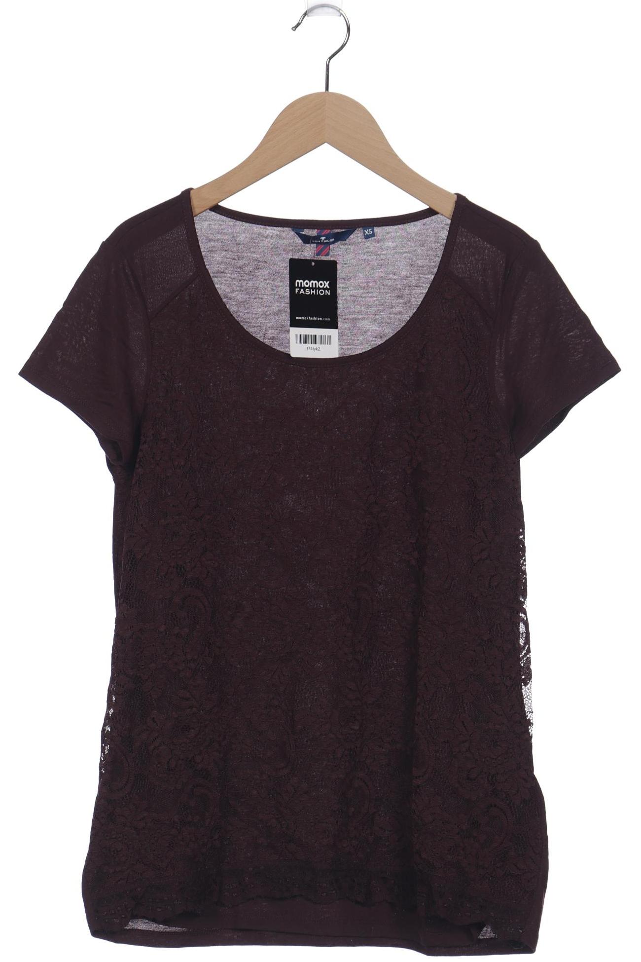 

TOM Tailor Denim Damen T-Shirt, bordeaux, Gr. 34