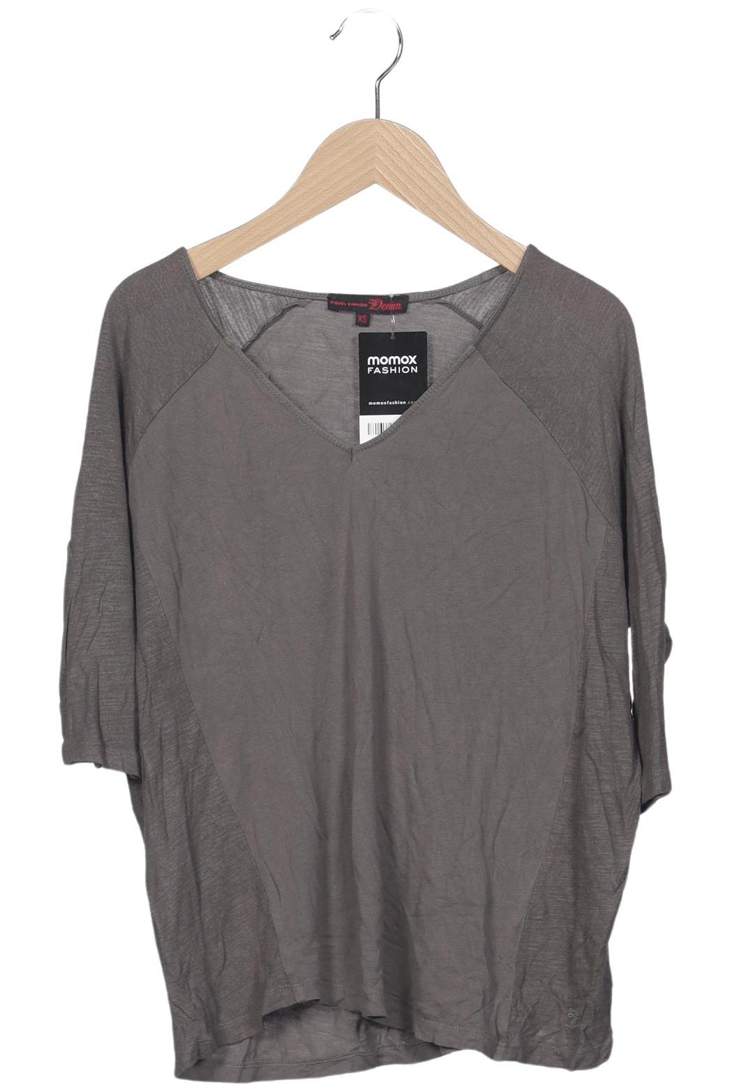 

TOM Tailor Denim Damen T-Shirt, grau, Gr. 34