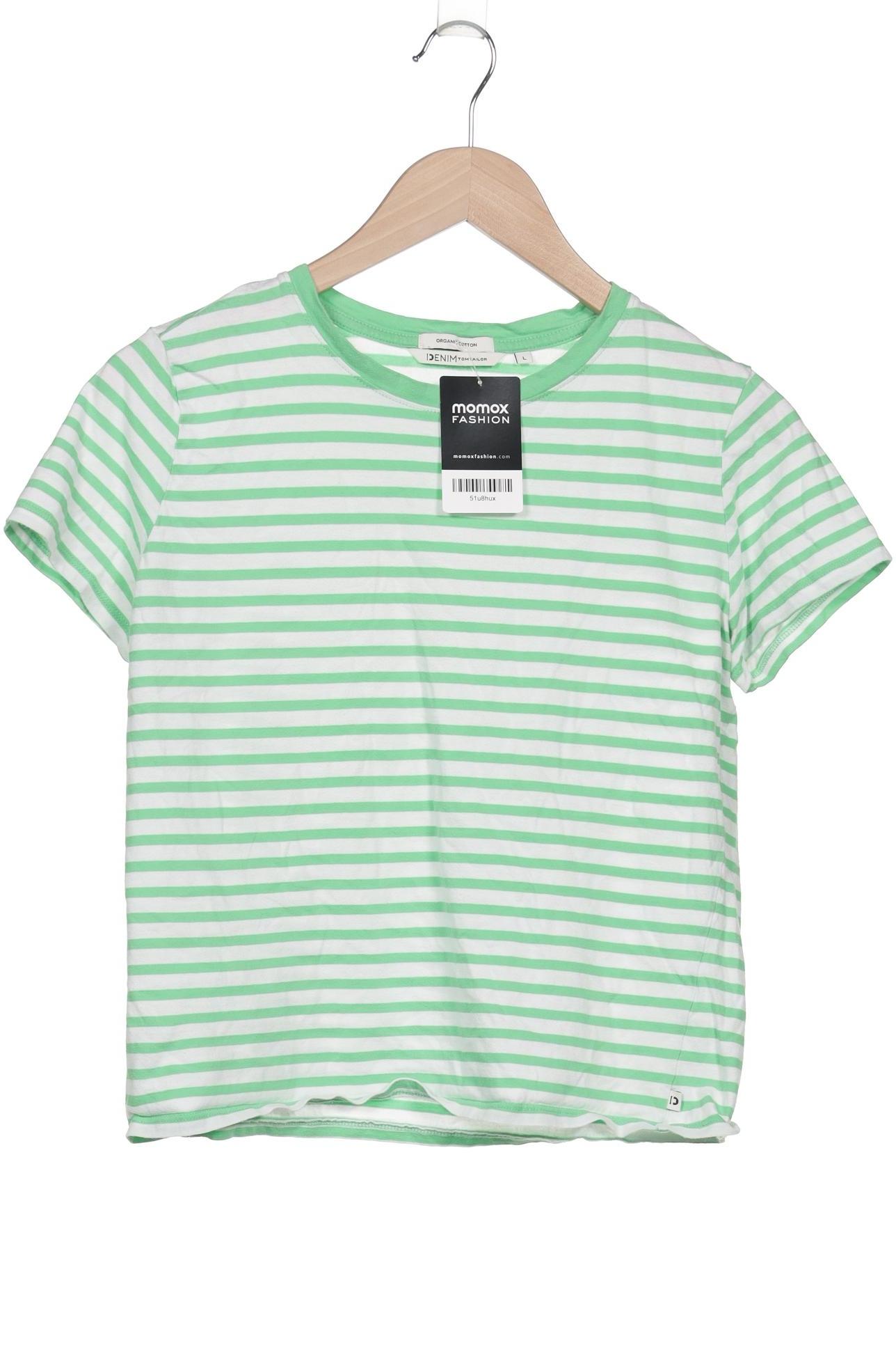 

TOM Tailor Denim Damen T-Shirt, hellgrün, Gr. 42