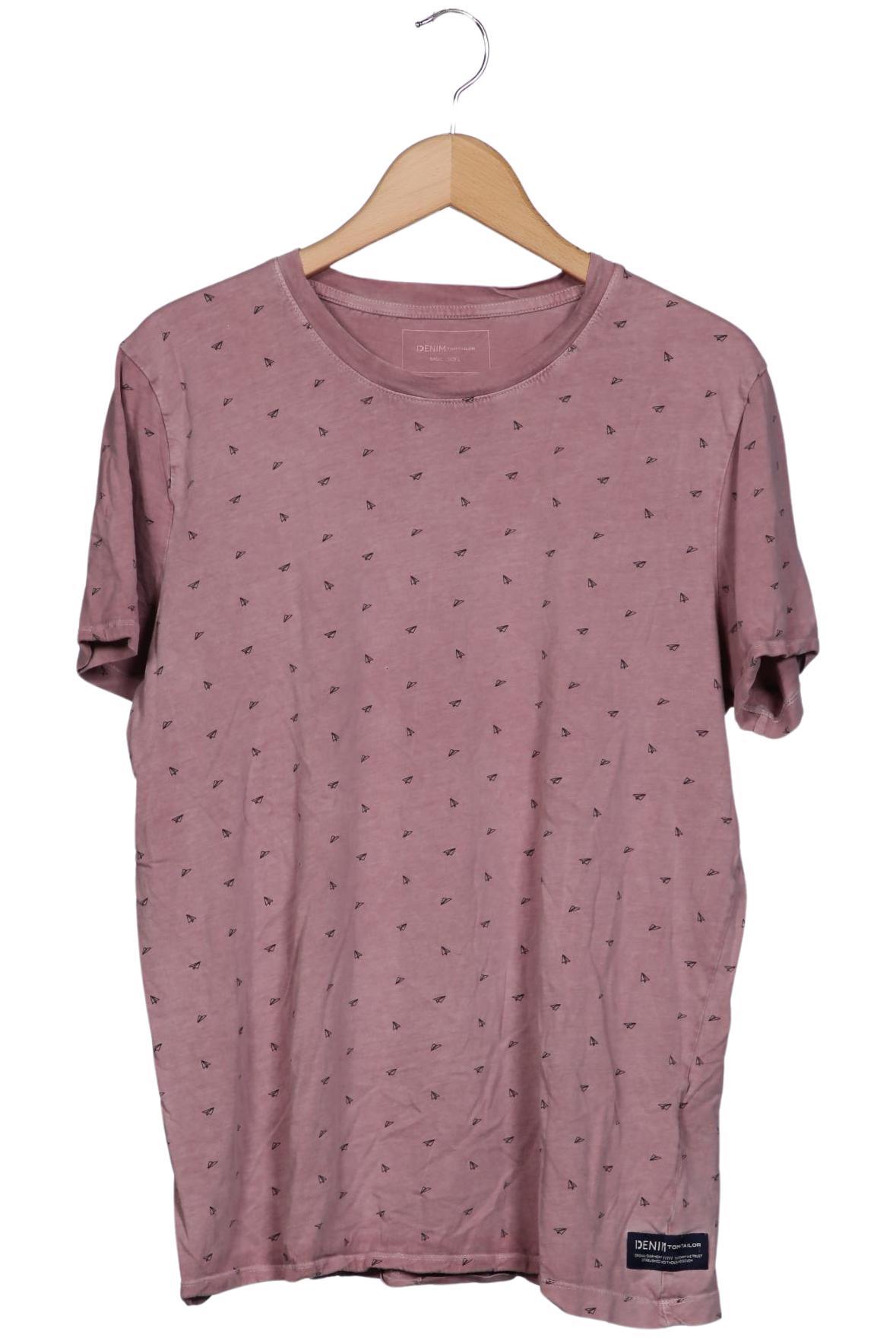 

TOM Tailor Denim Herren T-Shirt, pink, Gr. 52