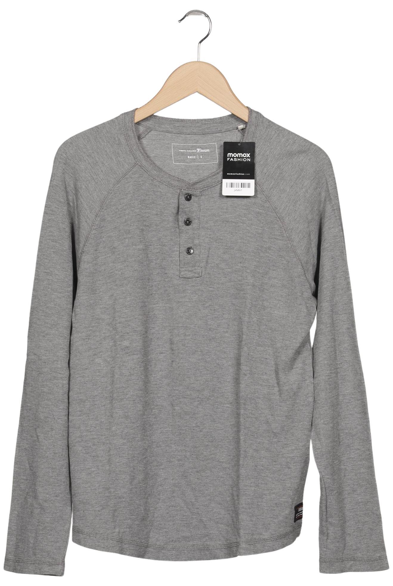 Thumbnail - TOM Tailor Denim Herren Langarmshirt, grau, Gr. 46