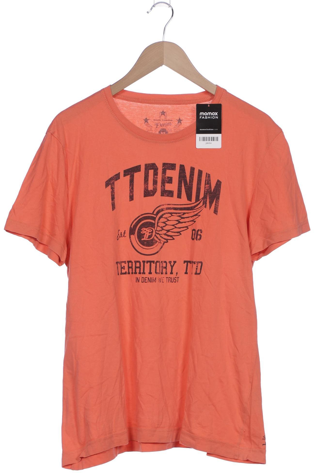 

TOM Tailor Denim Herren T-Shirt, orange, Gr. 54