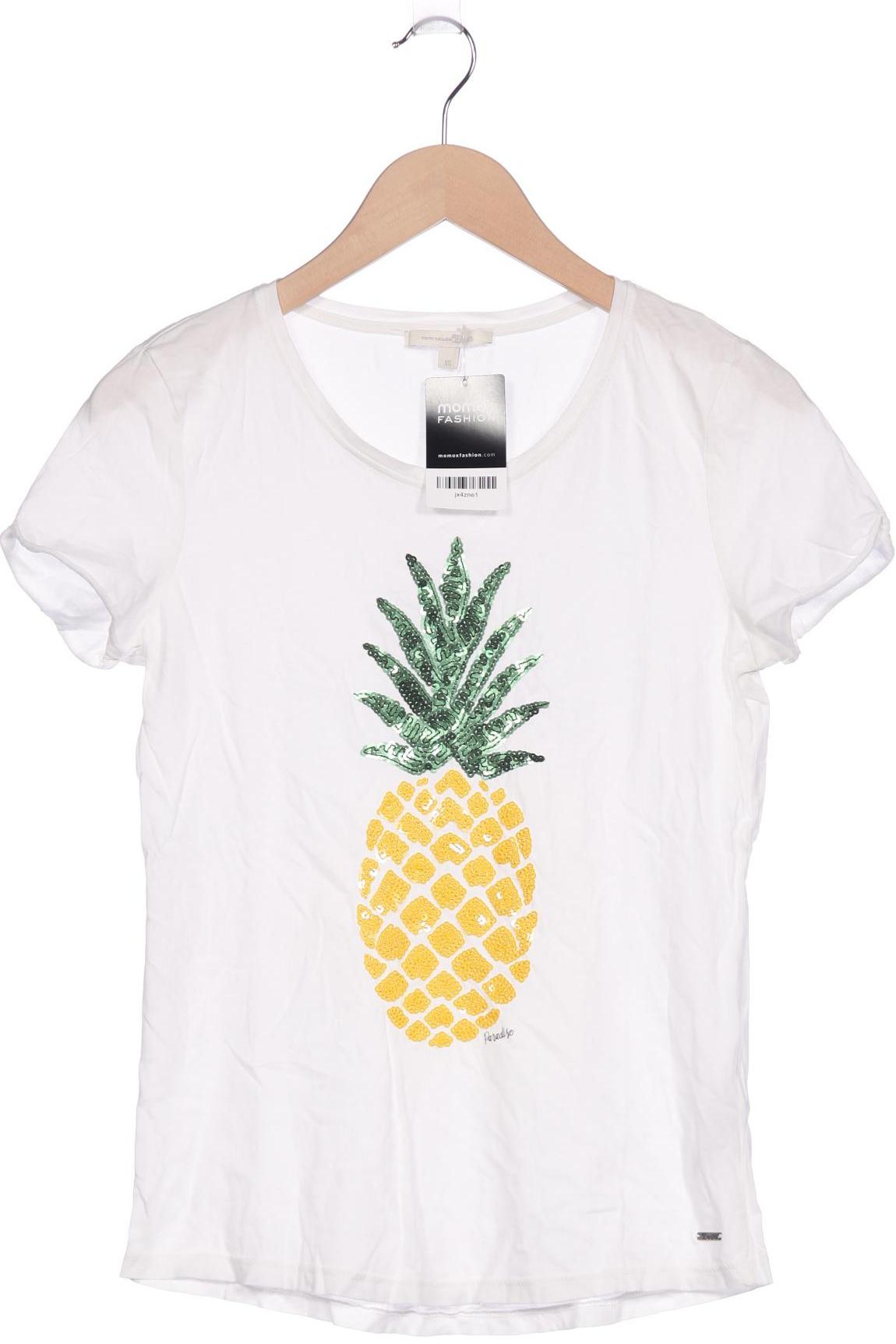 

TOM Tailor Denim Damen T-Shirt, weiß, Gr. 34