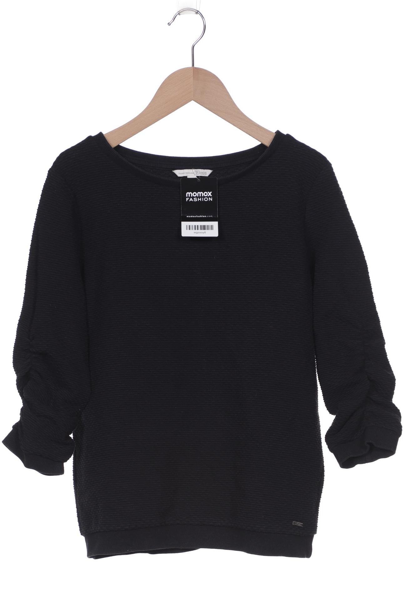 

TOM Tailor Denim Damen Sweatshirt, schwarz, Gr. 38
