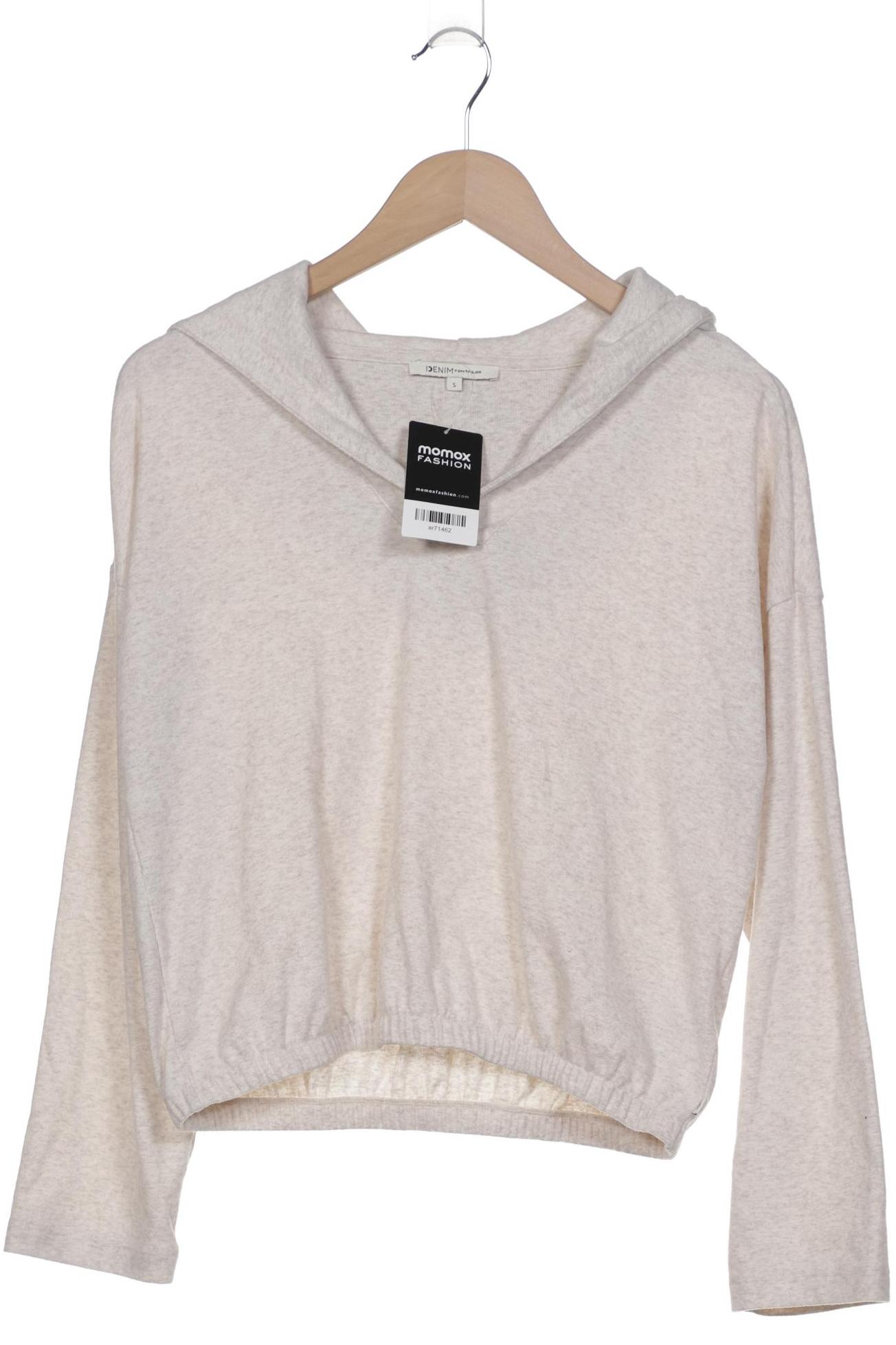 

TOM Tailor Denim Damen Kapuzenpullover, beige, Gr. 36