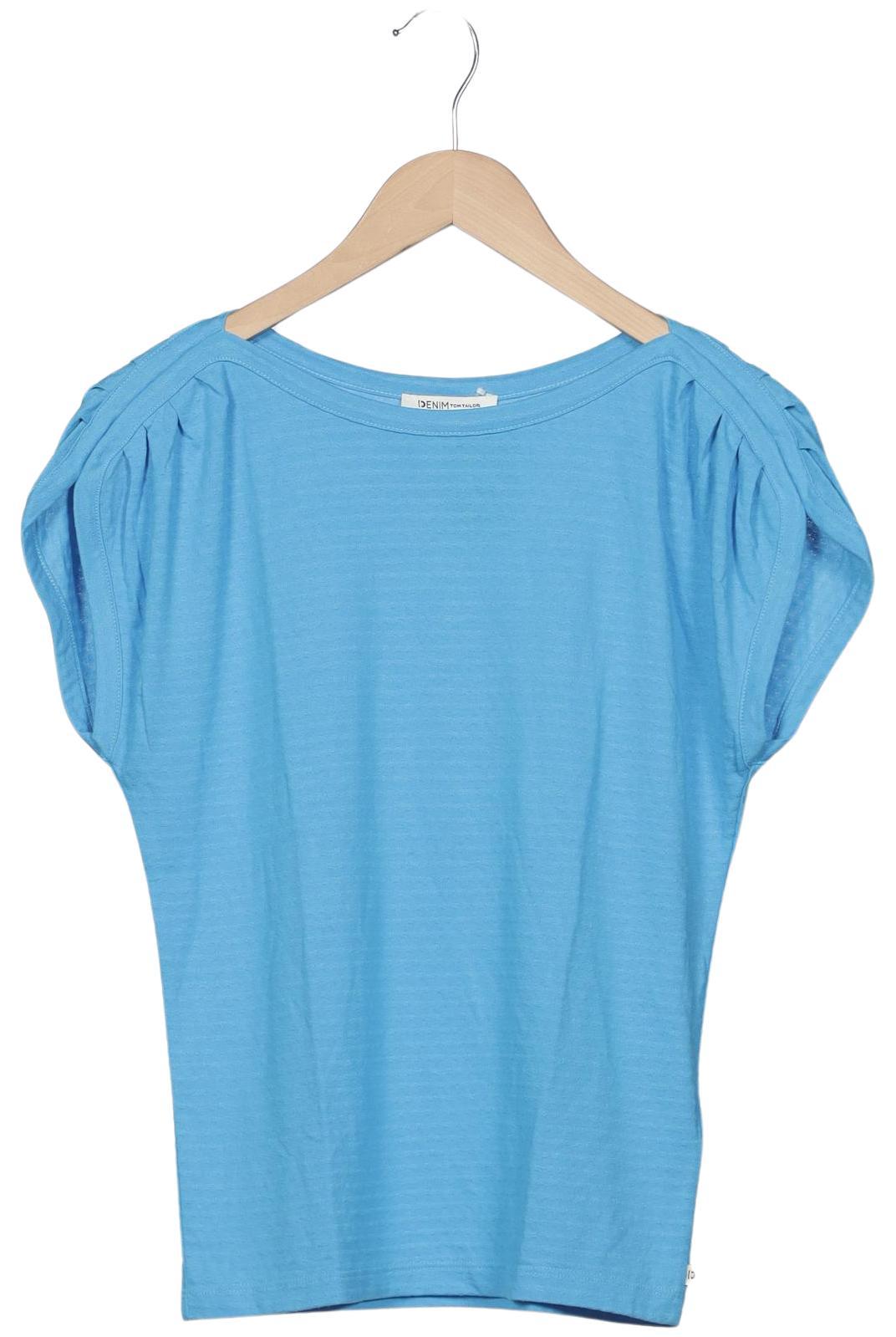 

TOM Tailor Denim Damen T-Shirt, hellblau, Gr. 34