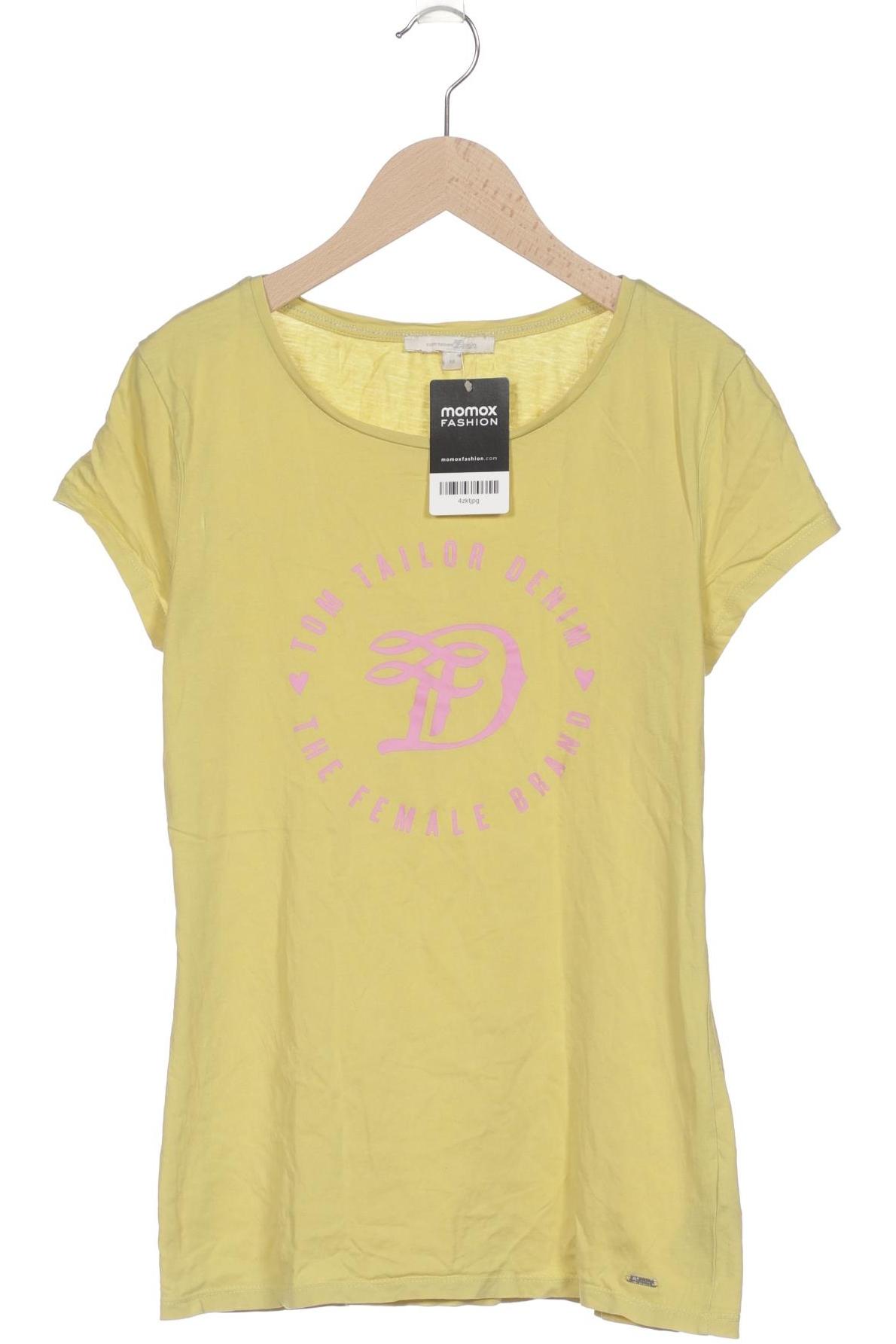

TOM Tailor Denim Damen T-Shirt, gelb, Gr. 38