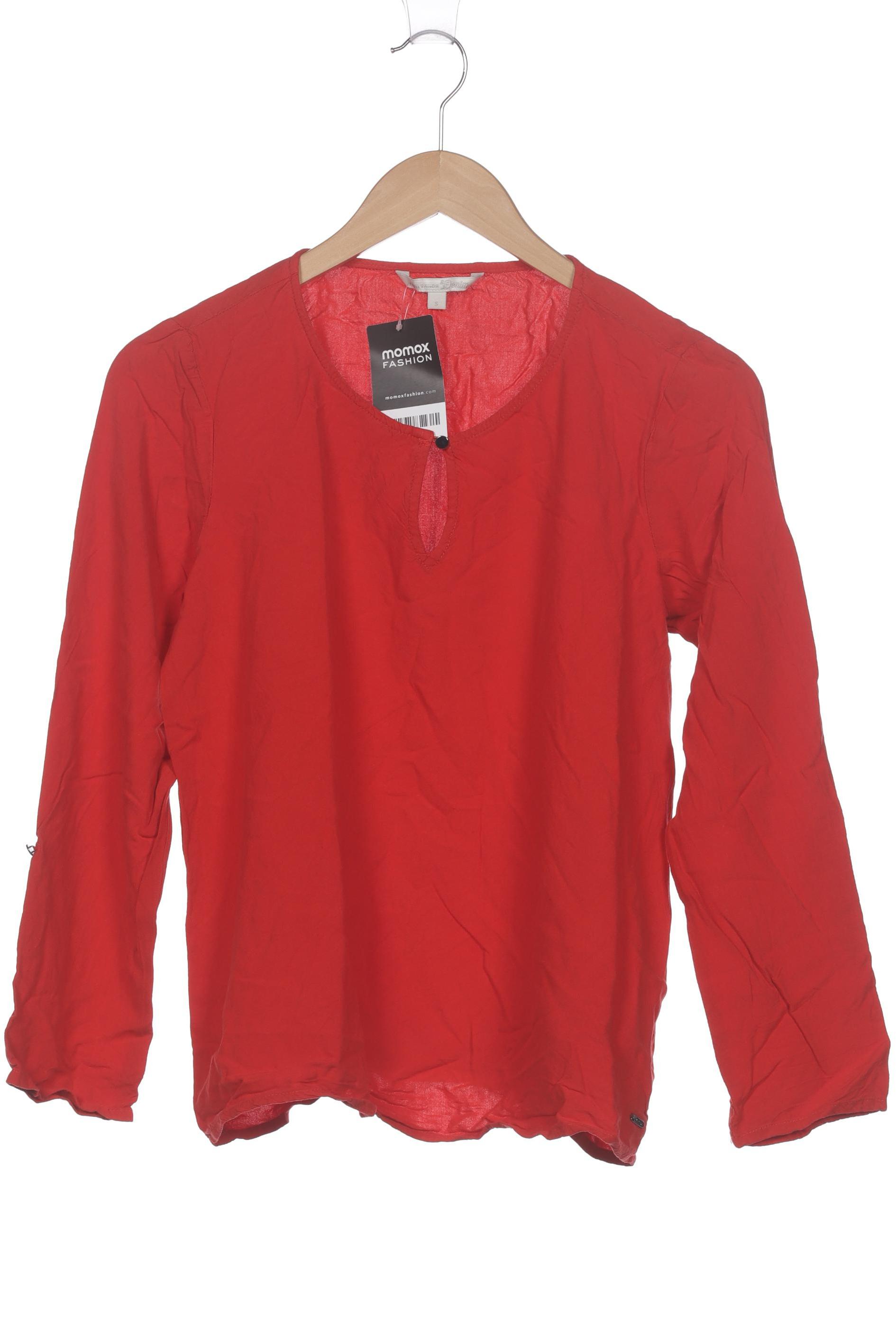 

TOM Tailor Denim Damen Langarmshirt, rot, Gr. 36