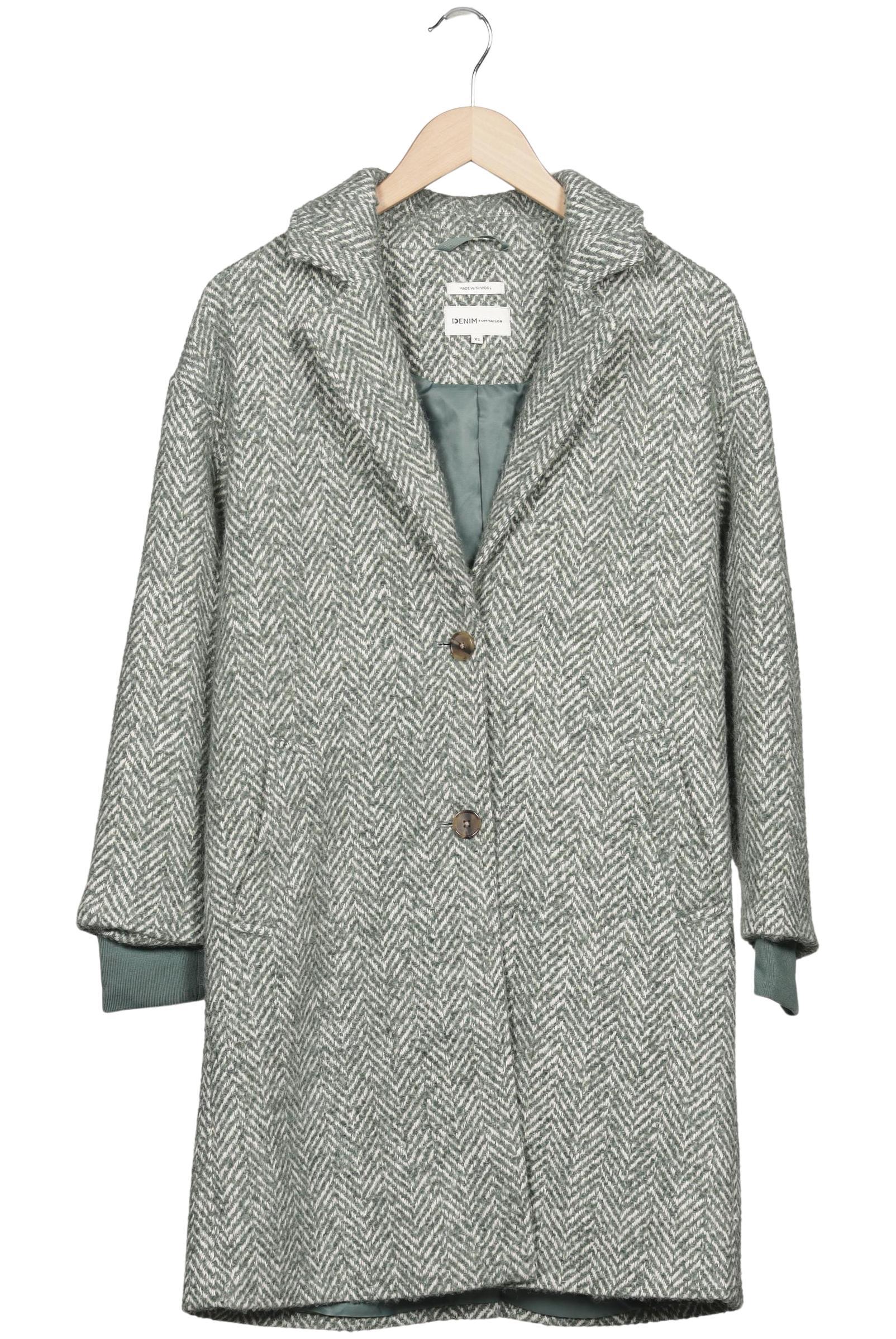 

TOM Tailor Denim Damen Mantel, grün, Gr. 34