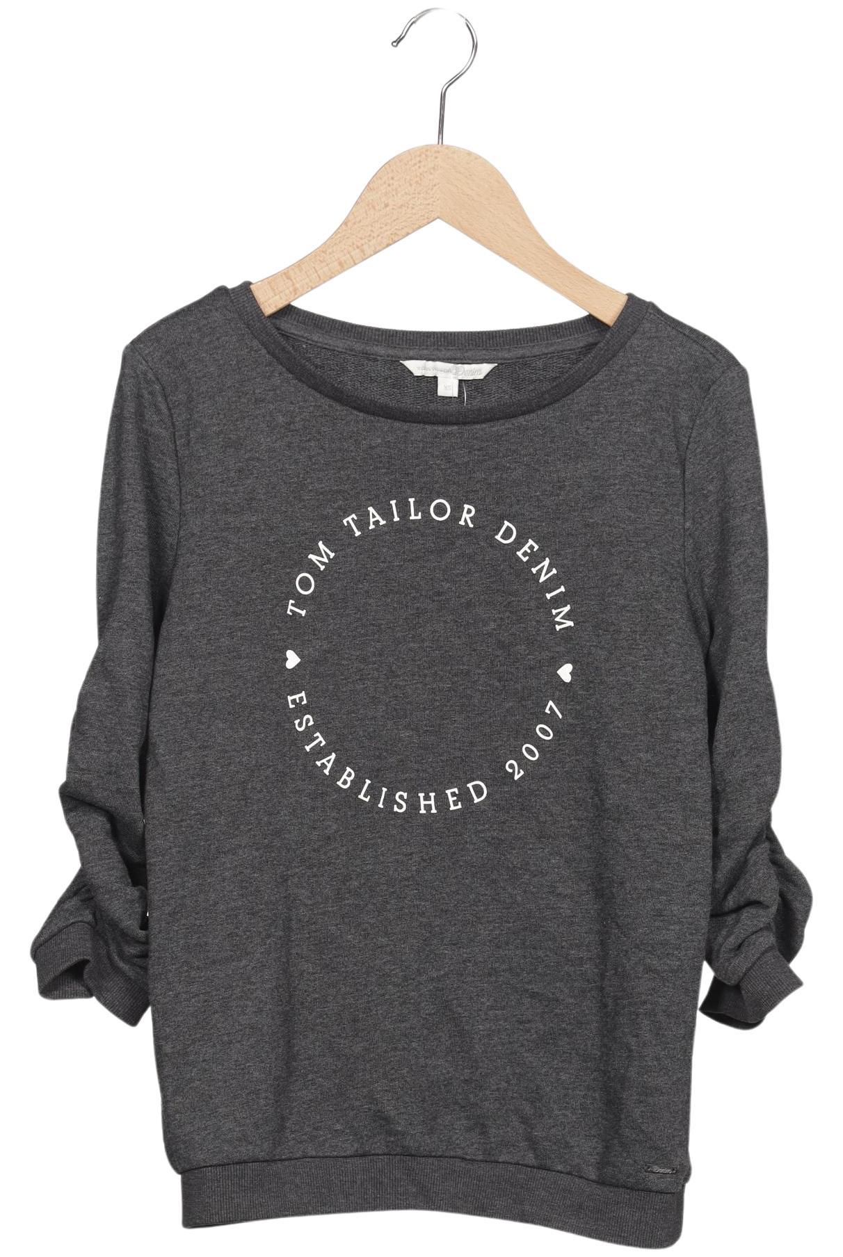 

TOM Tailor Denim Damen Sweatshirt, grau, Gr. 34