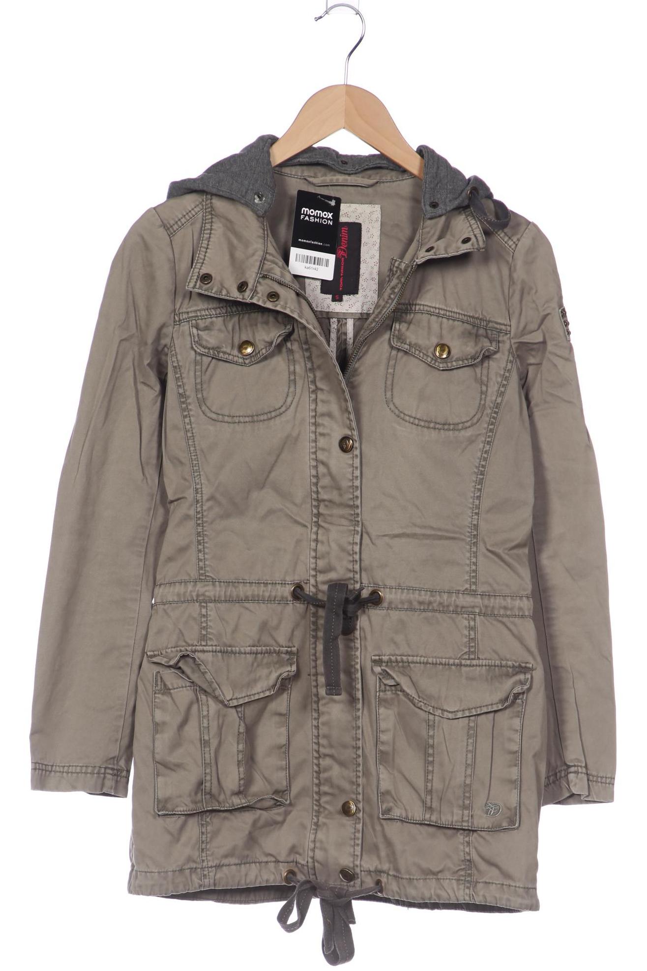 

TOM Tailor Denim Damen Mantel, grün, Gr. 36