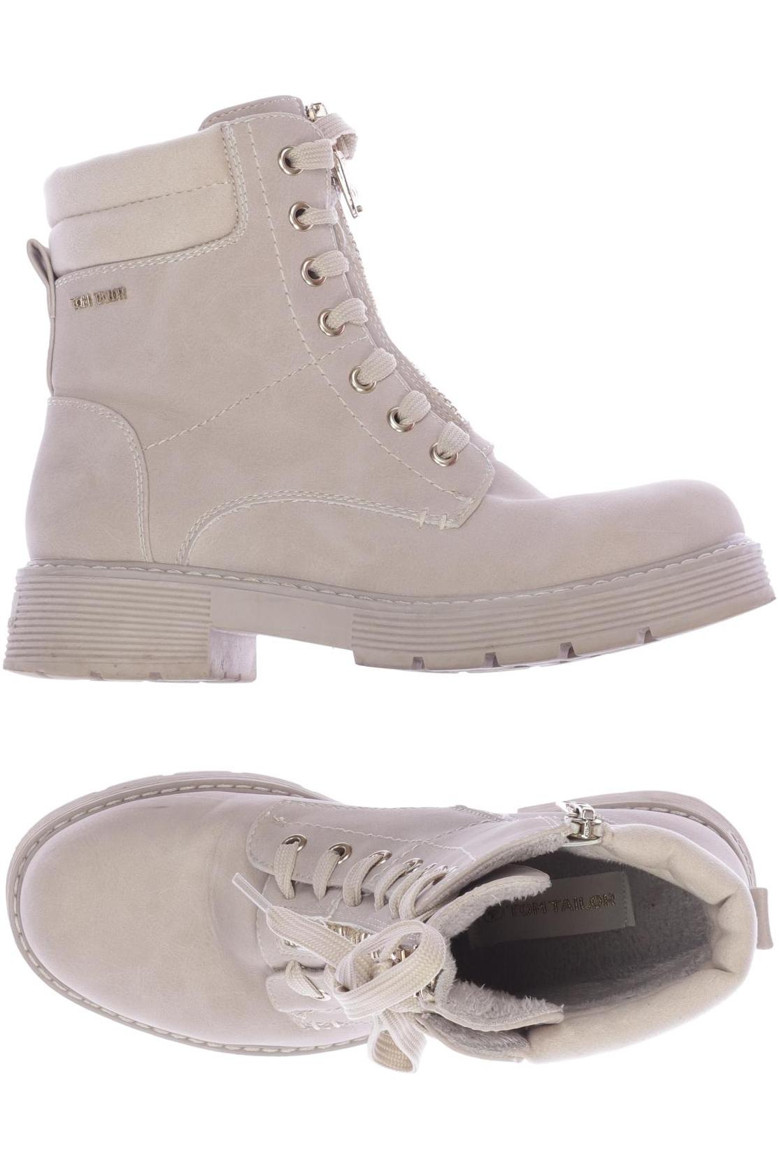 

TOM TAILOR Denim Damen Stiefelette, beige