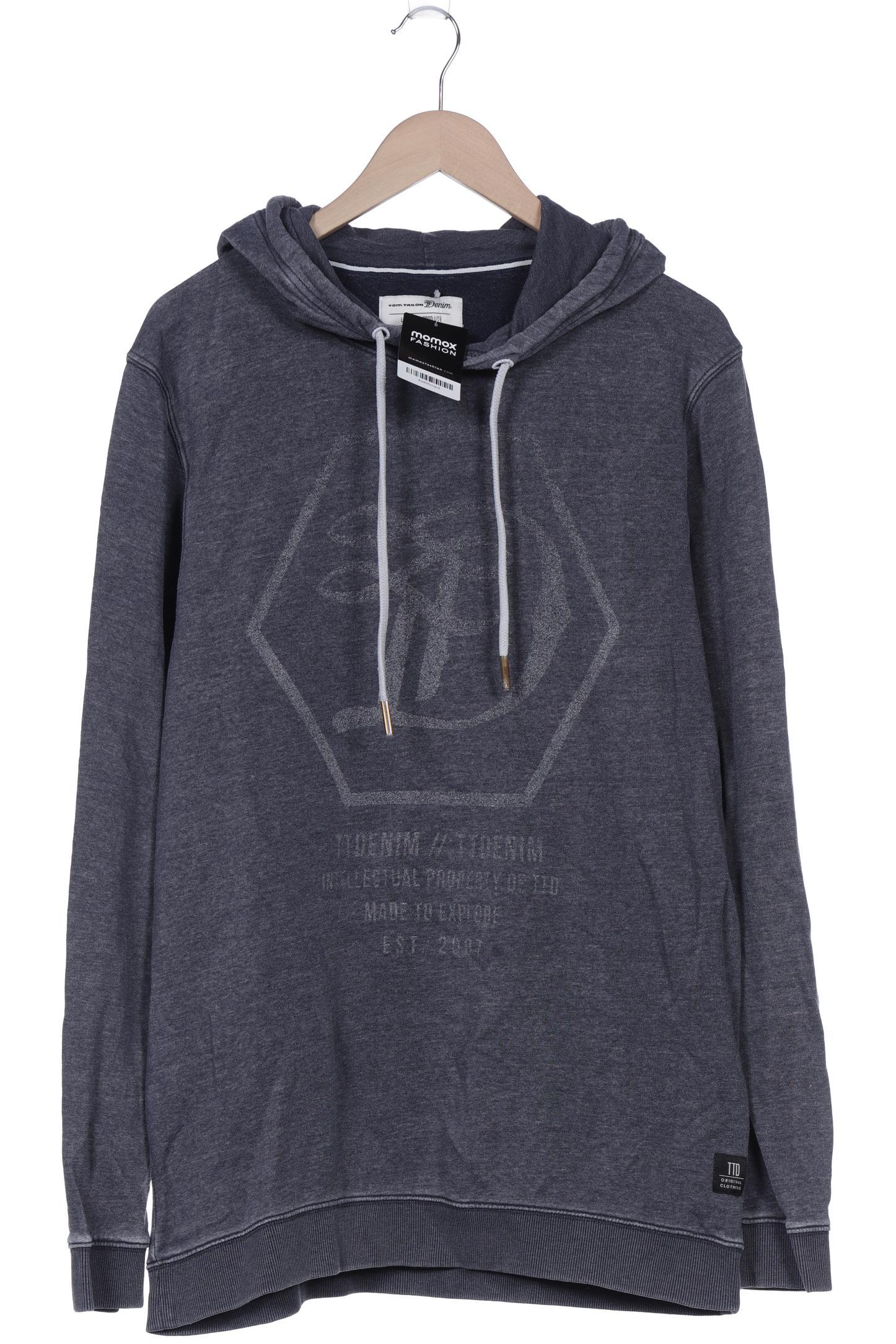 

TOM Tailor Denim Herren Kapuzenpullover, grau, Gr. 54
