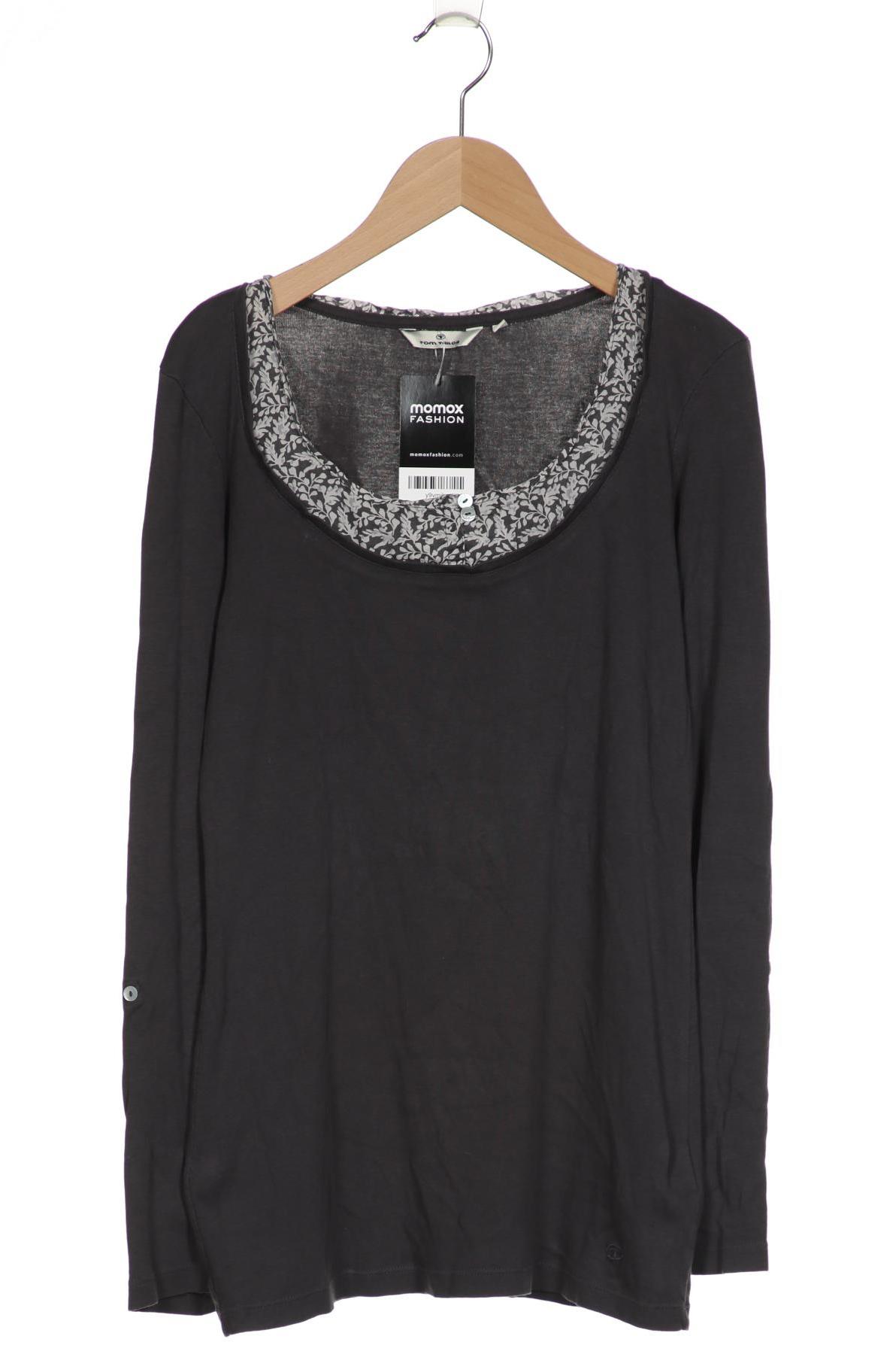 

TOM Tailor Denim Damen Langarmshirt, grau, Gr. 38