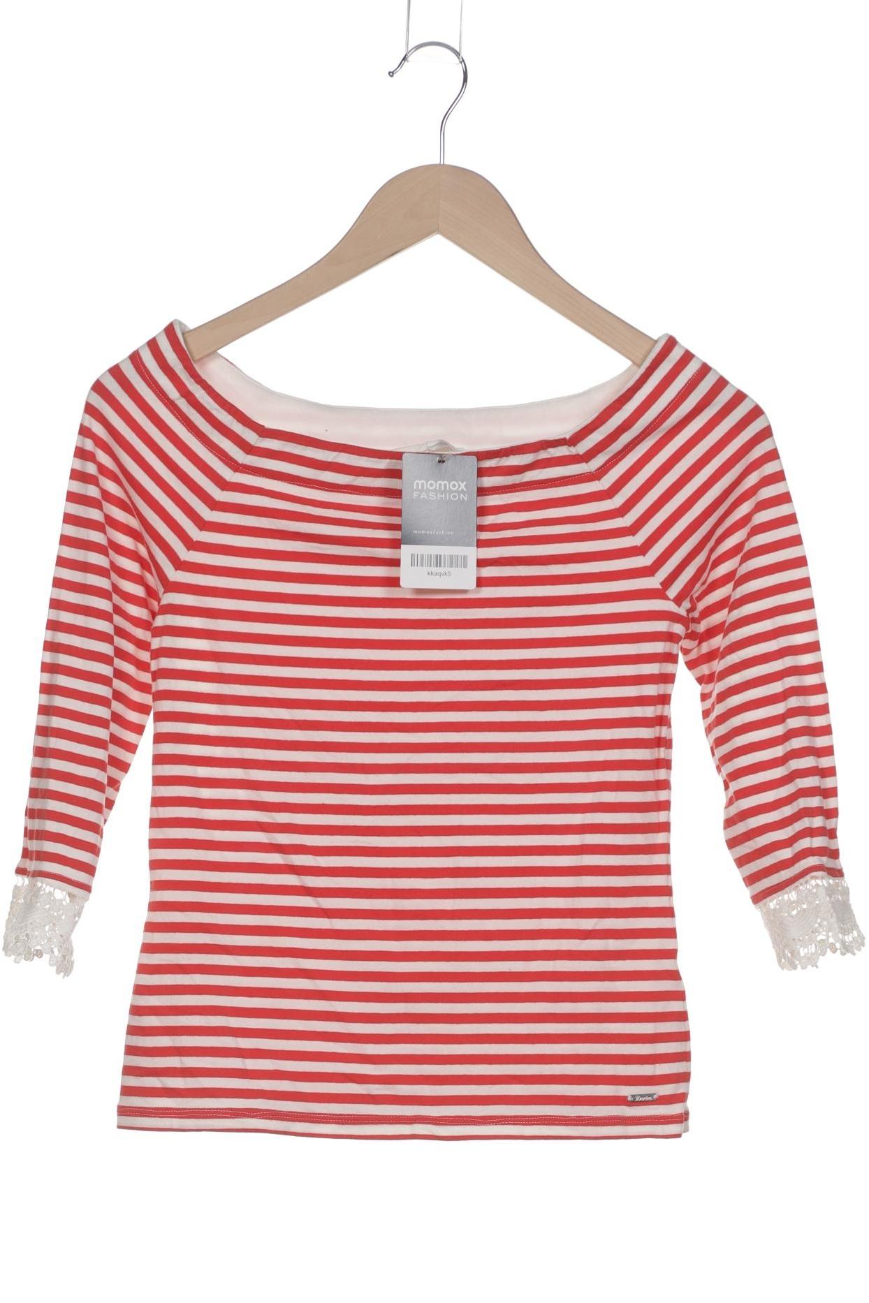

TOM Tailor Denim Damen Langarmshirt, rot, Gr. 34