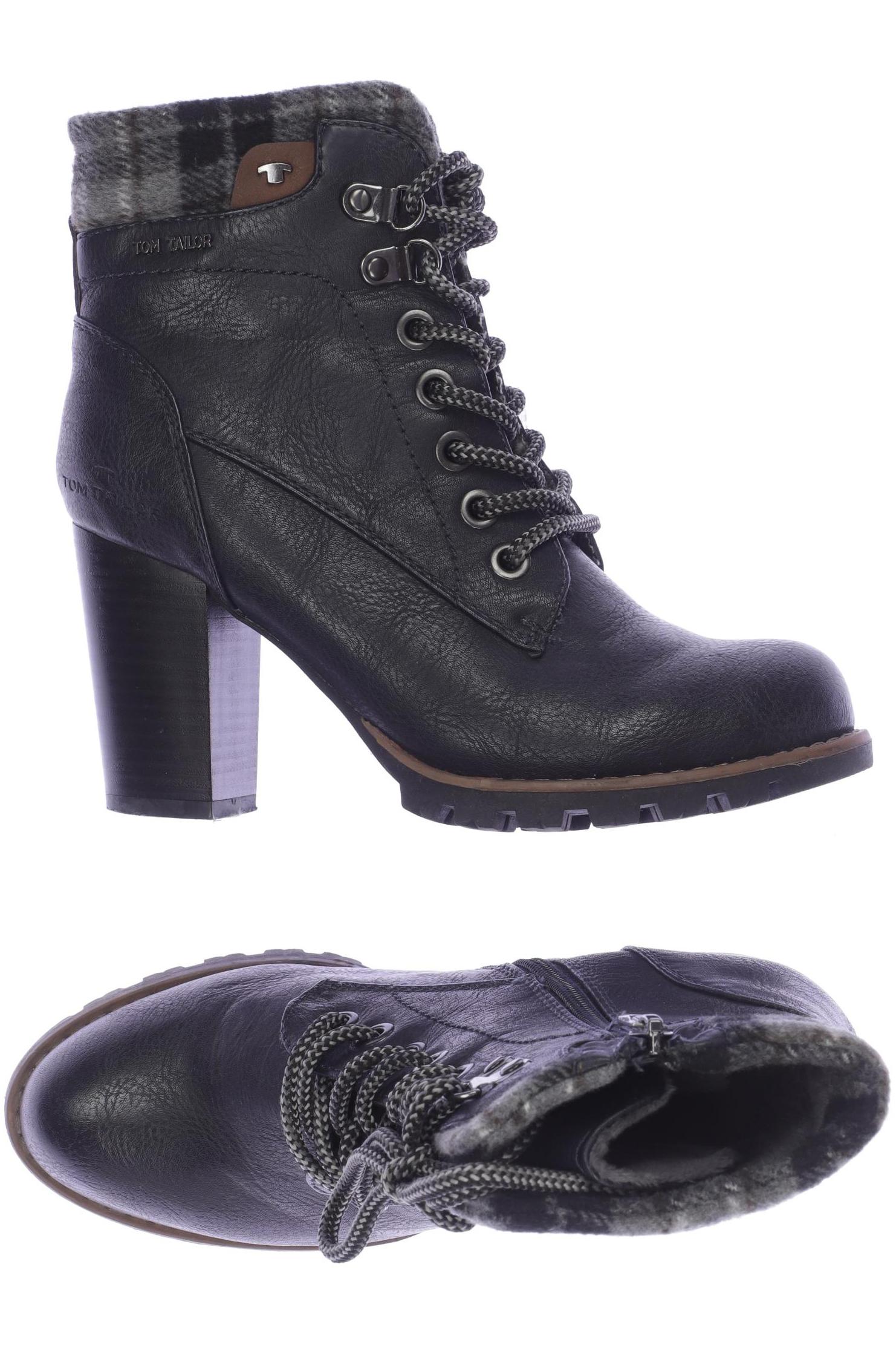 

TOM Tailor Denim Damen Stiefelette, grau, Gr. 39