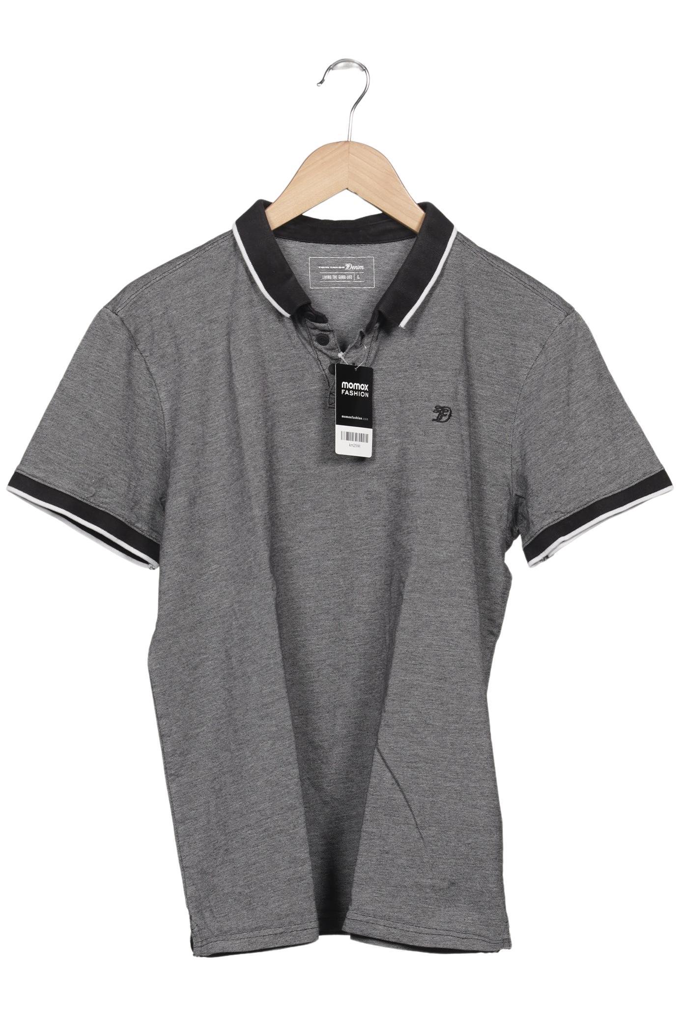 Thumbnail - TOM Tailor Denim Herren Poloshirt, grau, Gr. 52