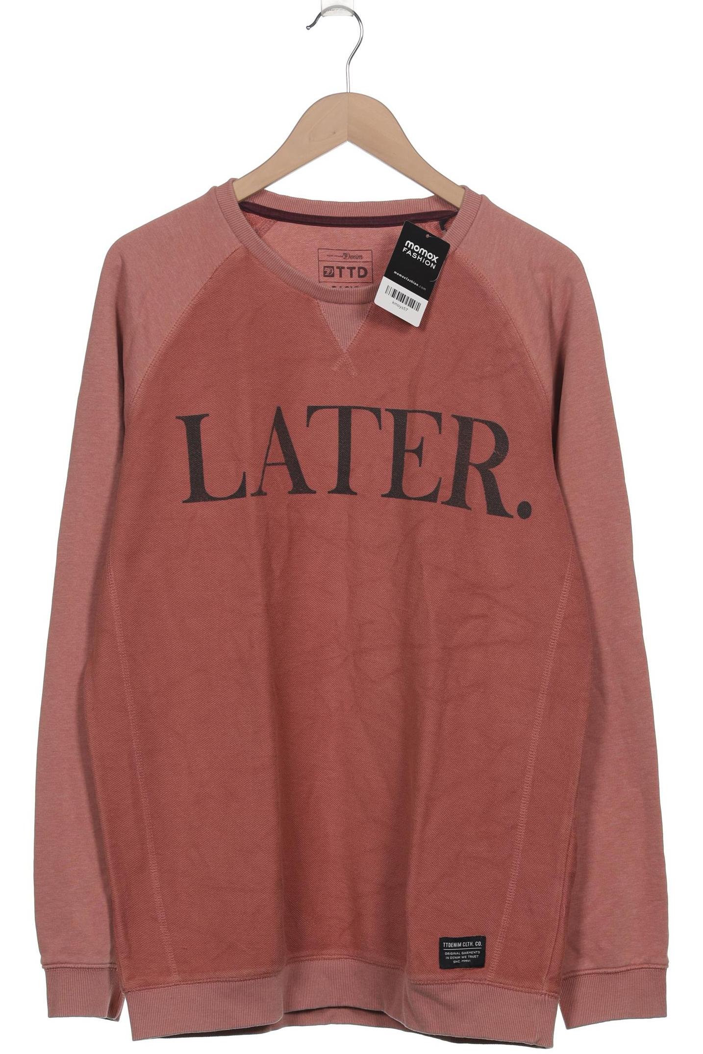 

TOM Tailor Denim Herren Sweatshirt, pink, Gr. 54