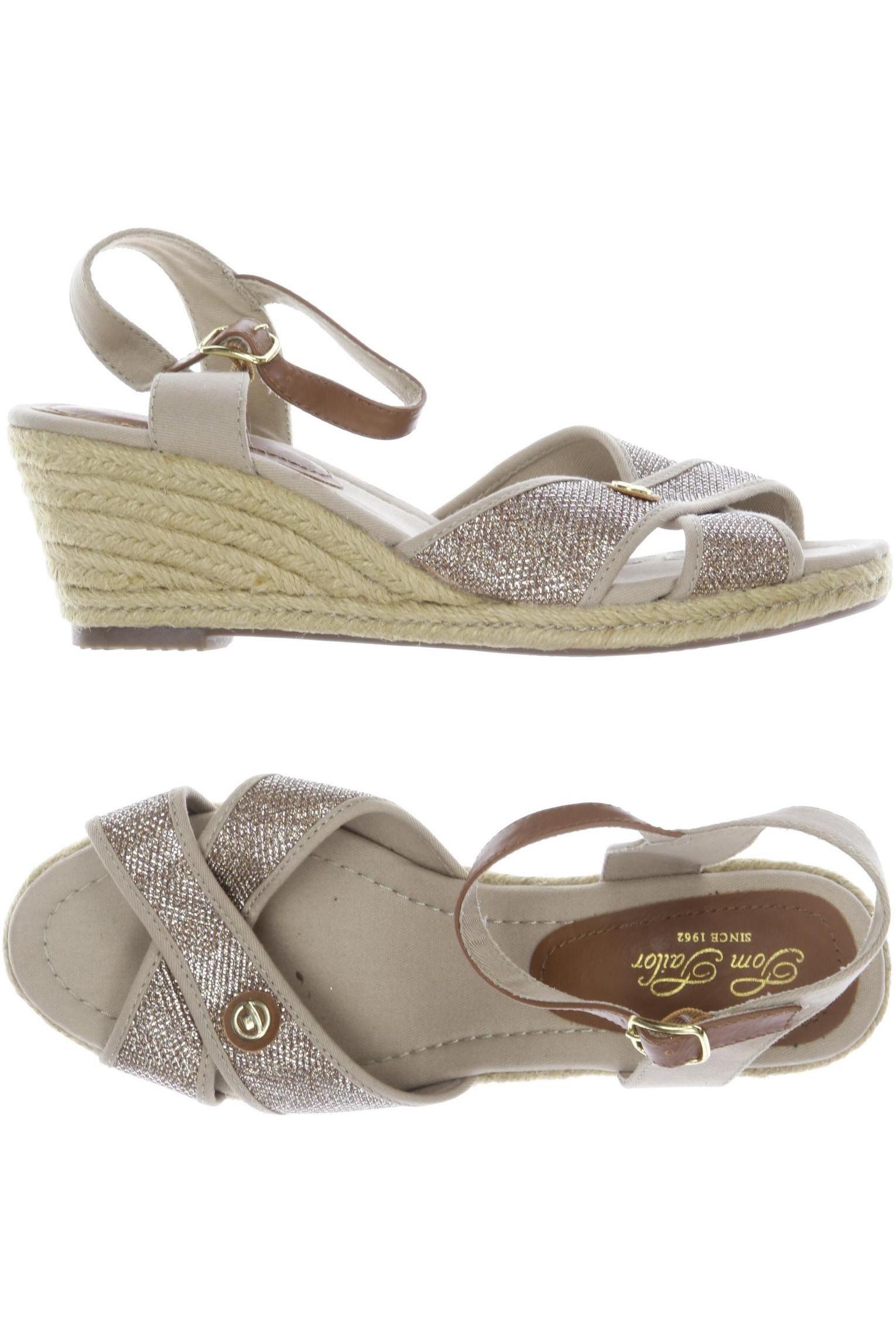 

TOM Tailor Denim Damen Sandale, beige, Gr. 41