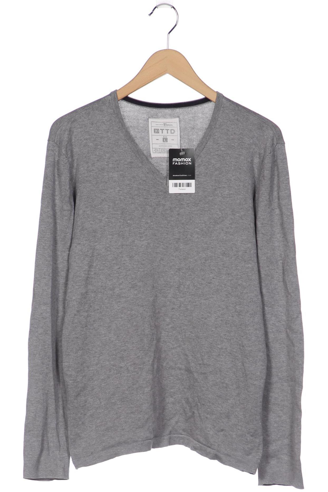 

TOM TAILOR Denim Herren Pullover, grau